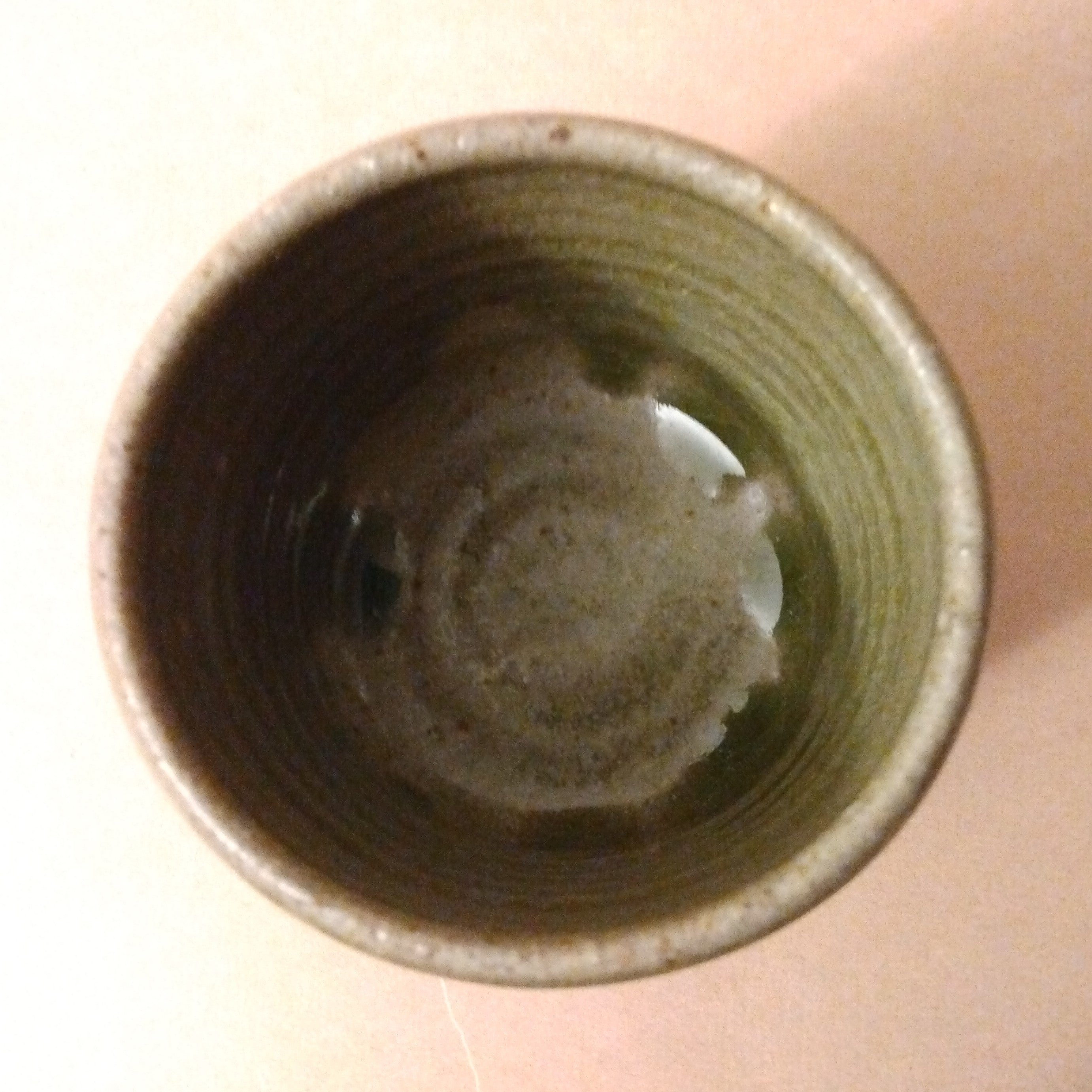 Green Glaze Tea Cup, Yunomi, by George Gledhill