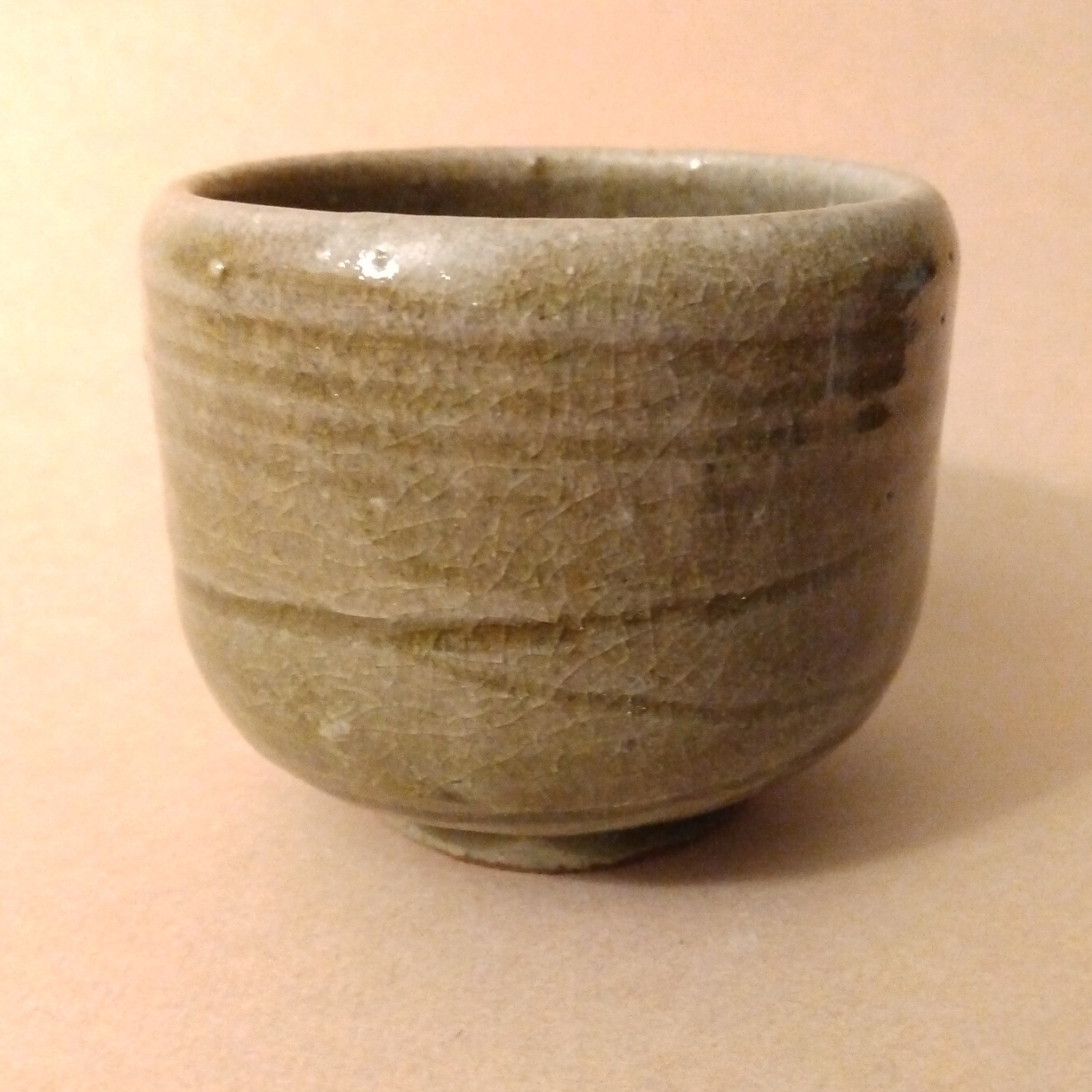 Green Glaze Tea Cup, Yunomi, by George Gledhill