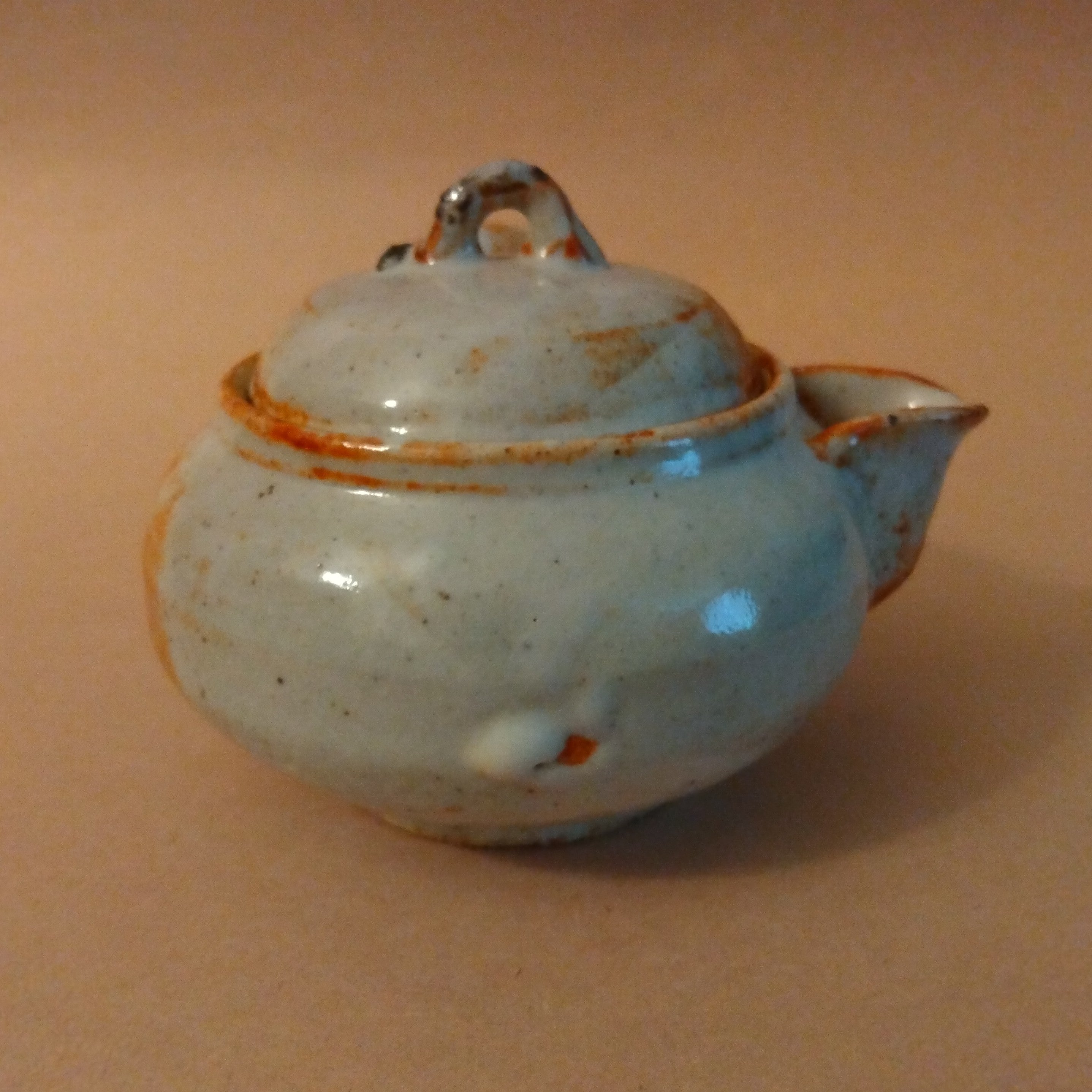 Shino Glaze Tea Pot, by George Gledhill