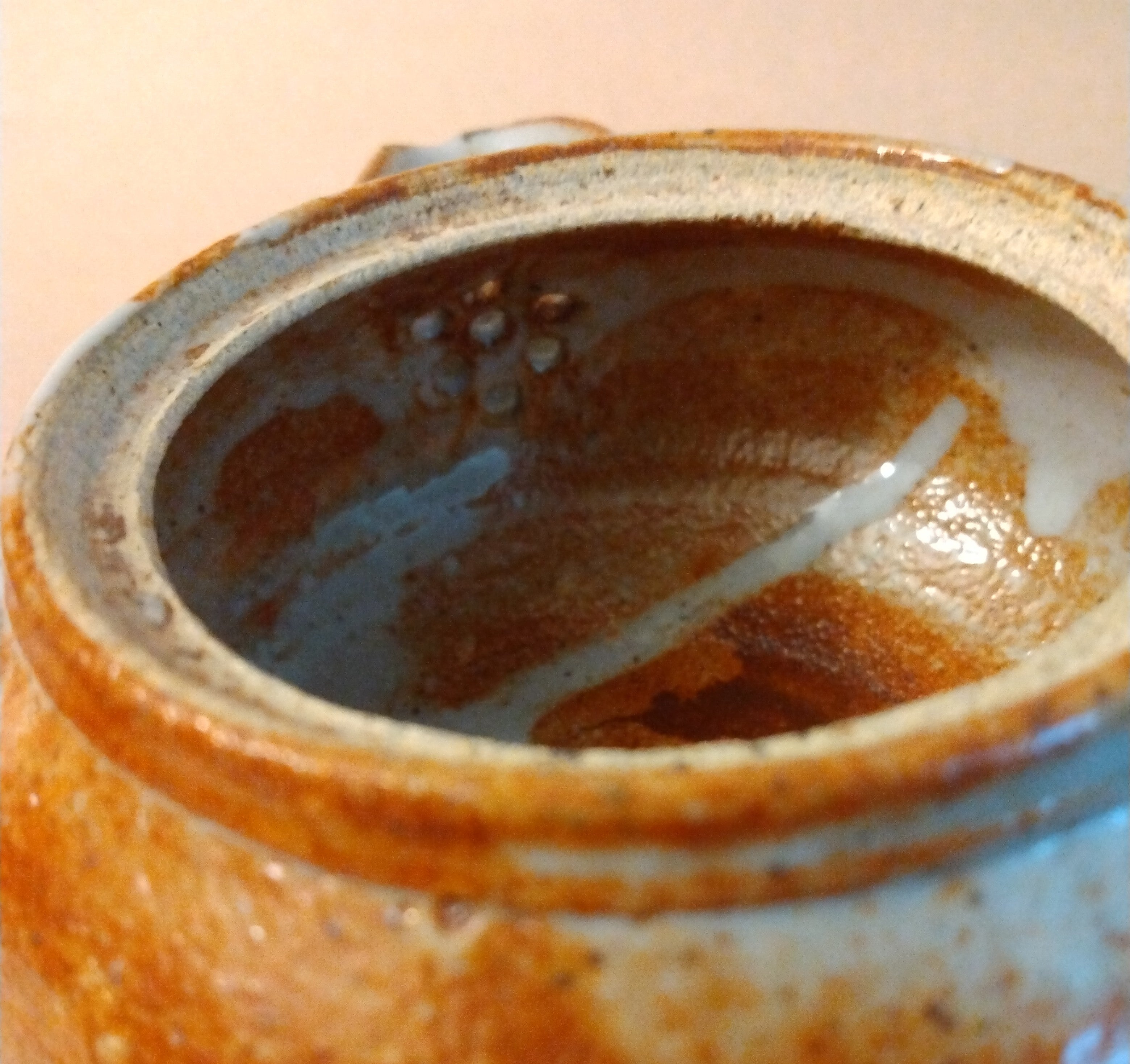 Shino Glaze Tea Pot, by George Gledhill