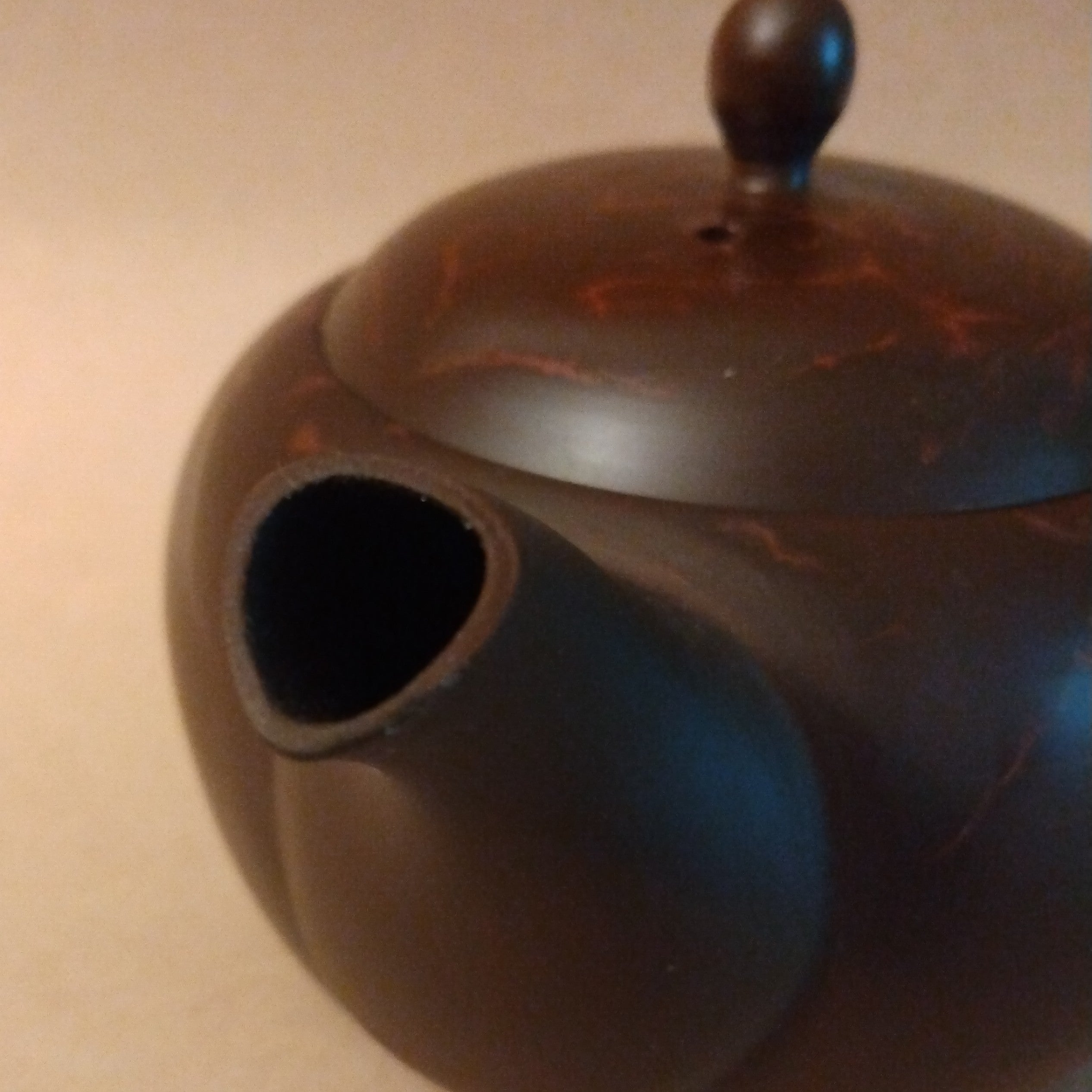 Tokoname Kyusu (Side-handle Tea Pot) by Gyokkou Kiln, 380cc / 12.8oz.