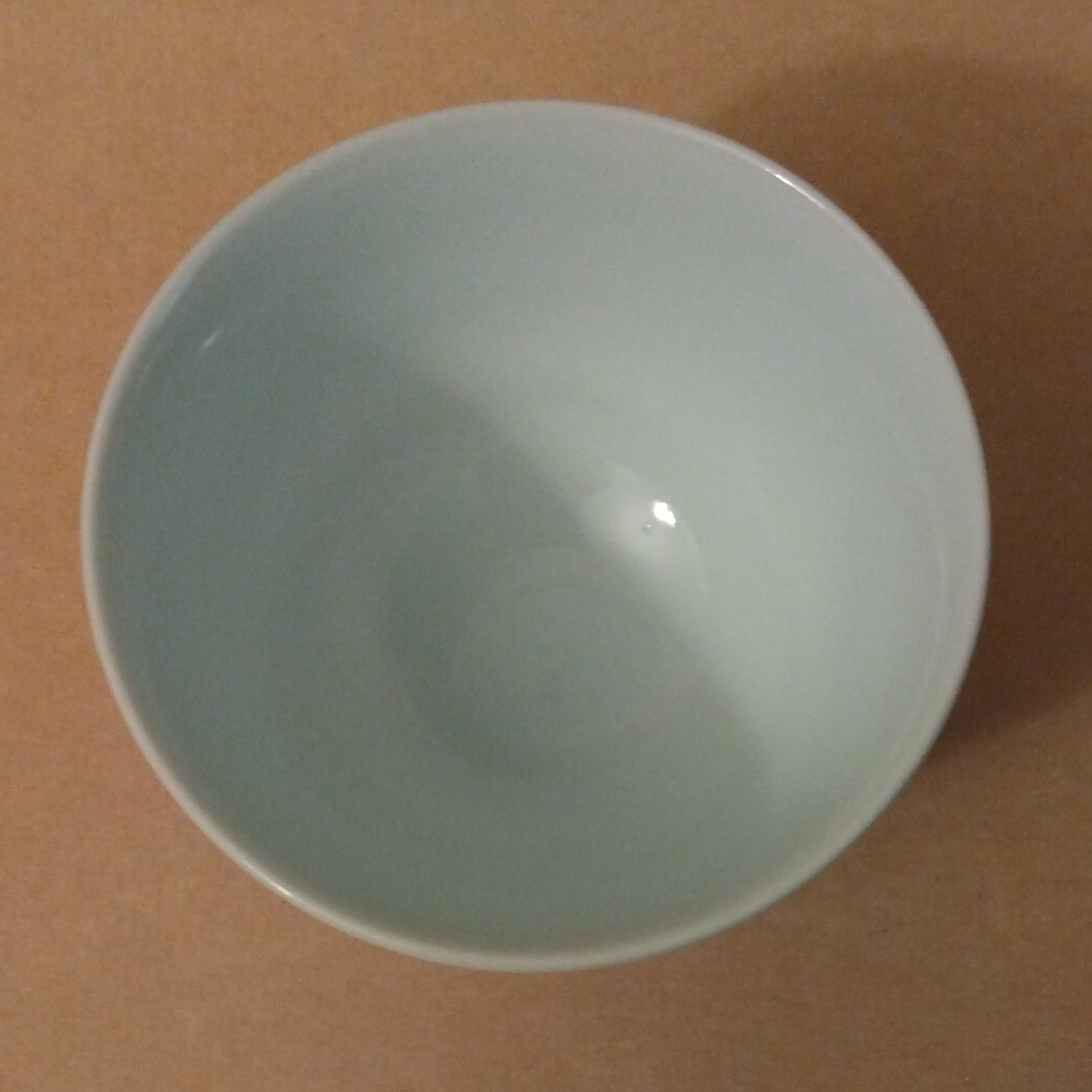Light Blue Porcelain Hasami-yaki Tea Cup by Fukuhou Kiln, 80cc / 2.7oz.