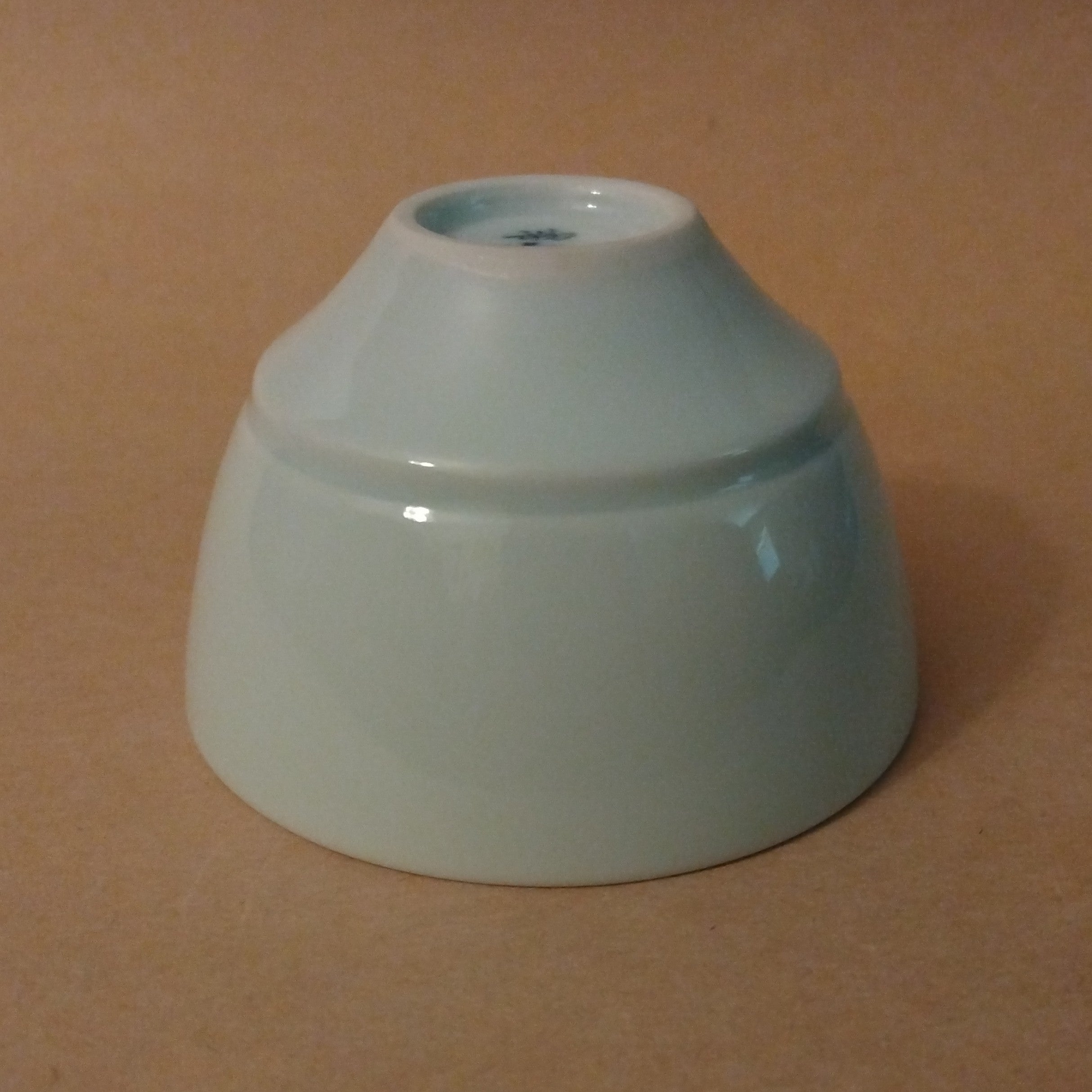 Light Blue Porcelain Hasami-yaki Tea Cup by Fukuhou Kiln, 80cc / 2.7oz.