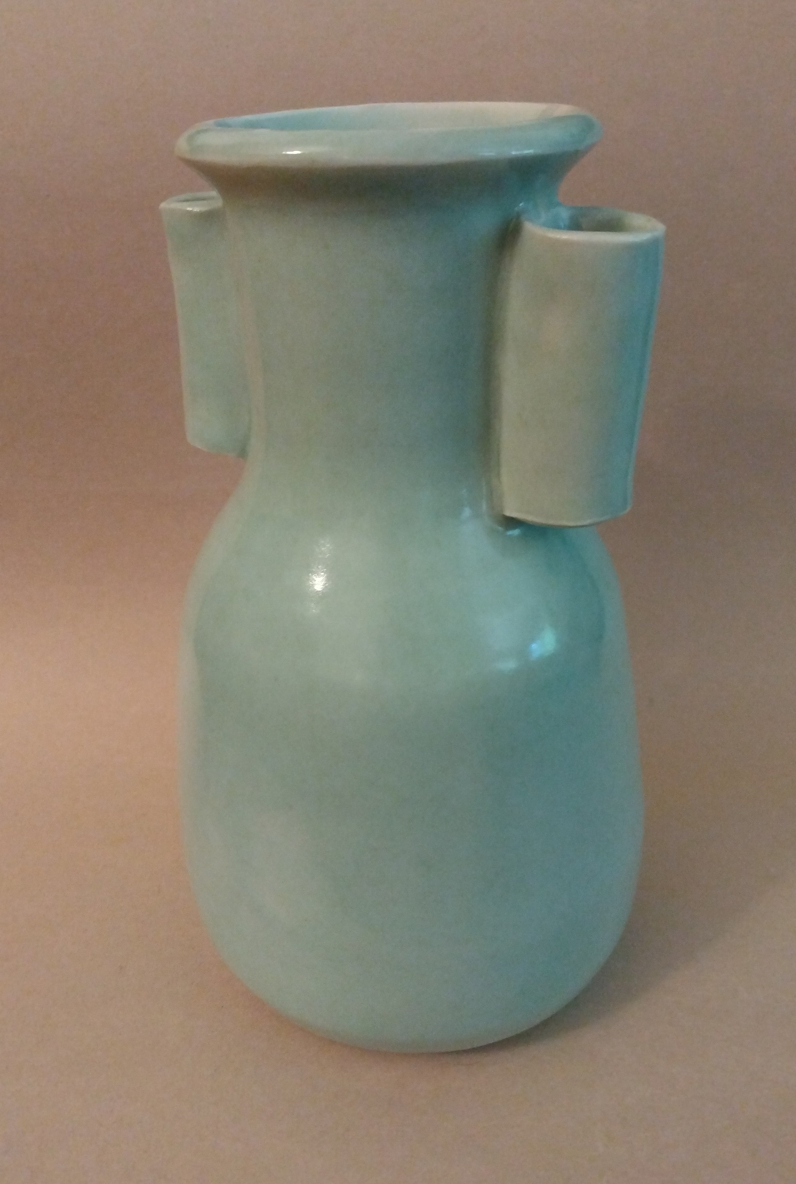 20% donated to Maui Wildfire Relief - Celadon Vase by Sachiko Furuya