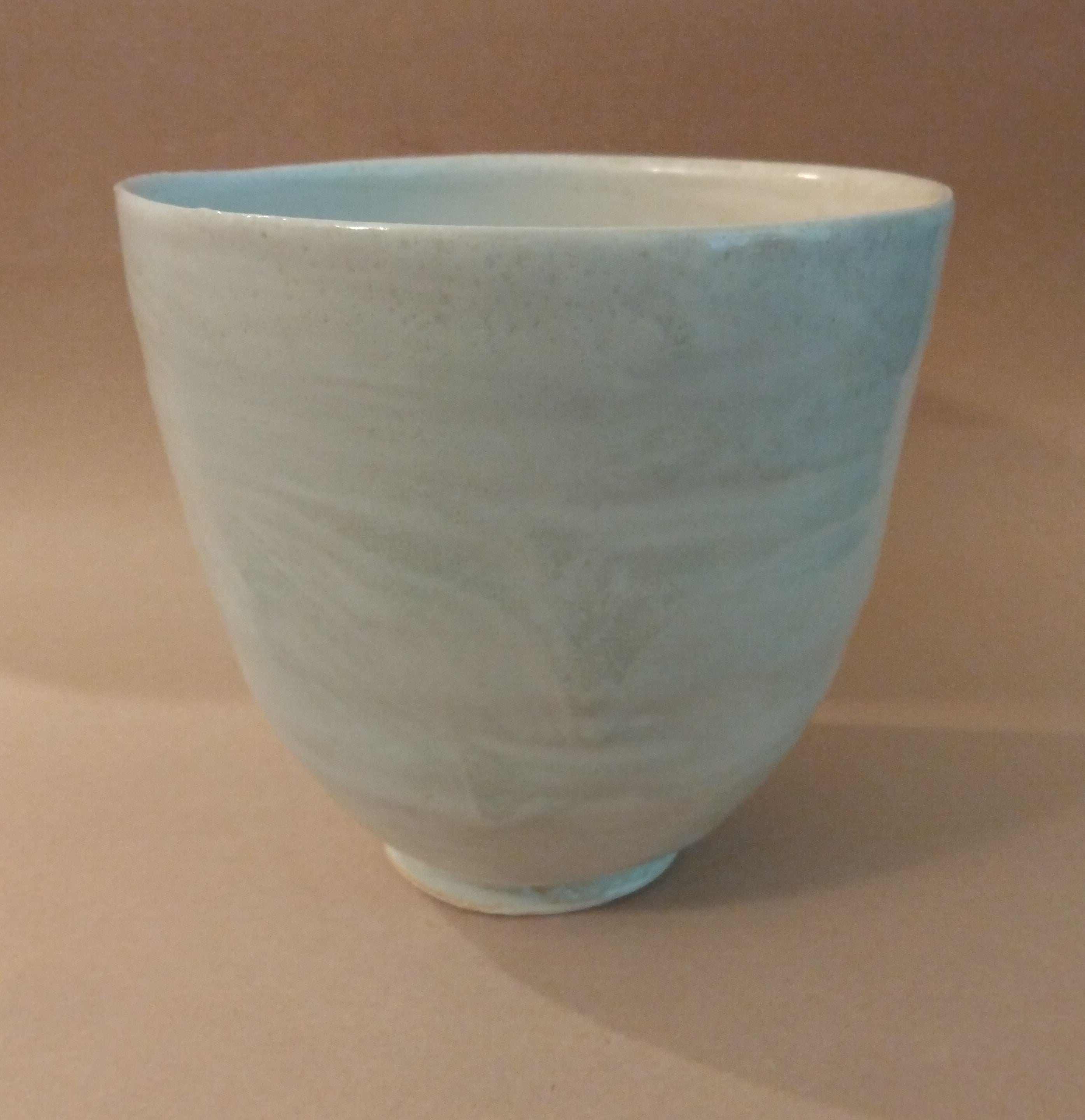 20% to Wajima Earthquake Relief - White Shino Glaze Vase by Sachiko Furuya