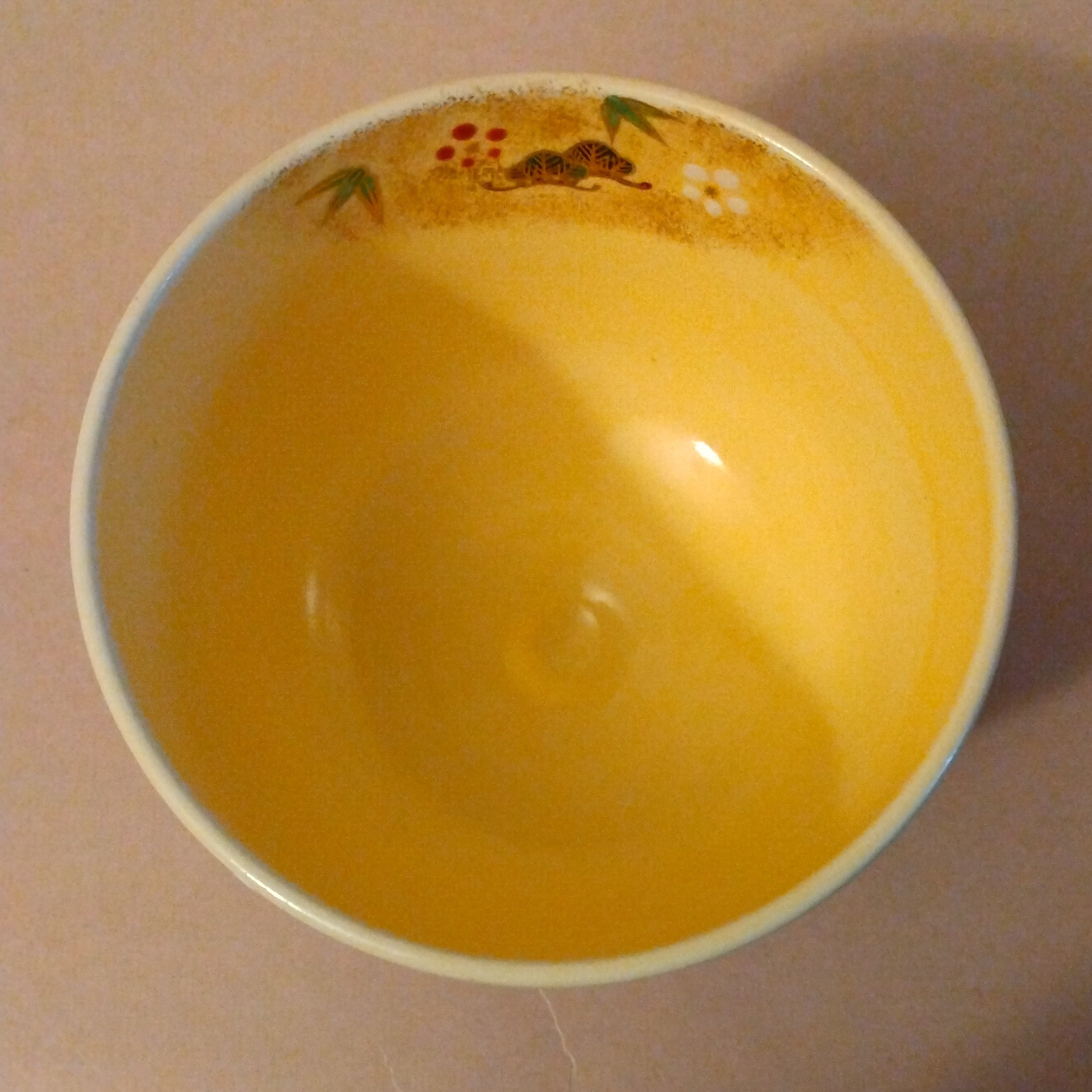 Vintage Horse Tea Bowl; Eto Uma Chawan, Kyo-yaki by Kato Eizan, Kyoto