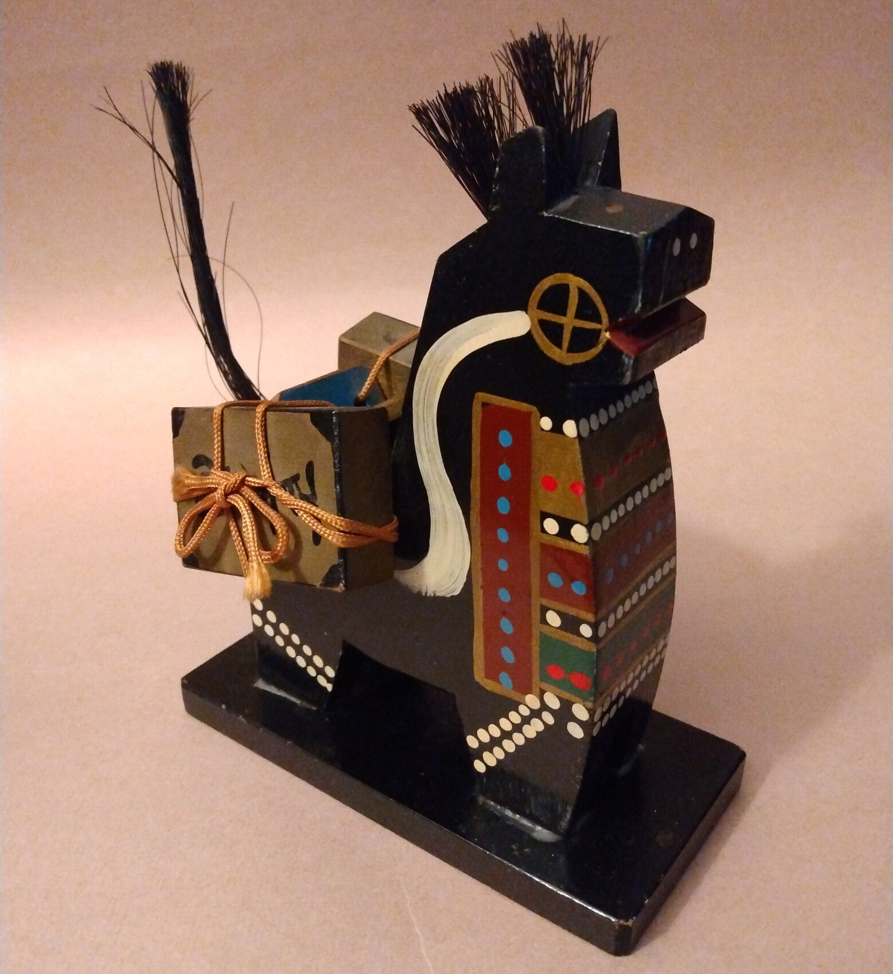 Yawata Uma; Wooden Folk Toy Horse of Hachinohe, Aomori Prefecture, Vintage