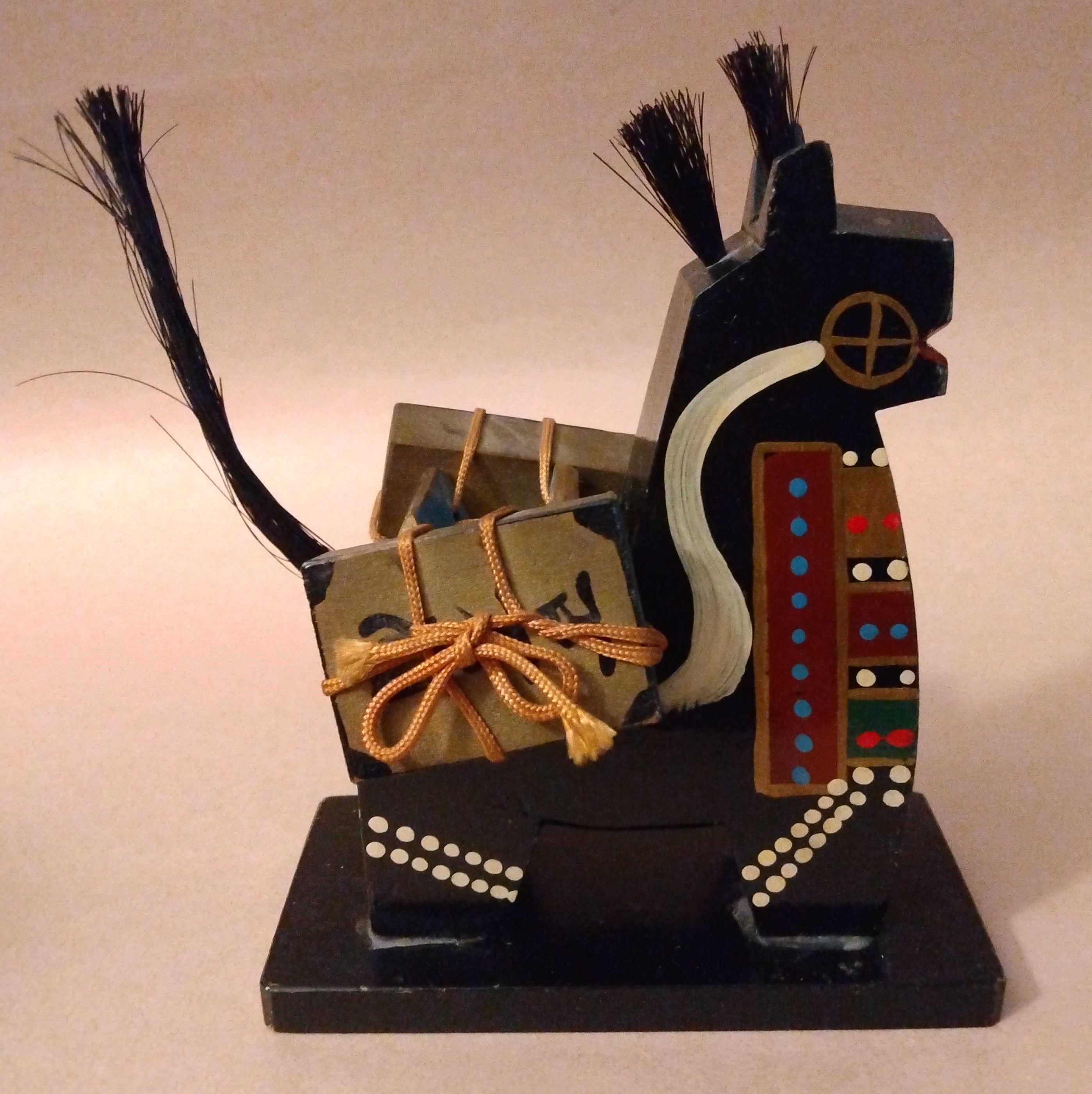 Yawata Uma; Wooden Folk Toy Horse of Hachinohe, Aomori Prefecture, Vintage