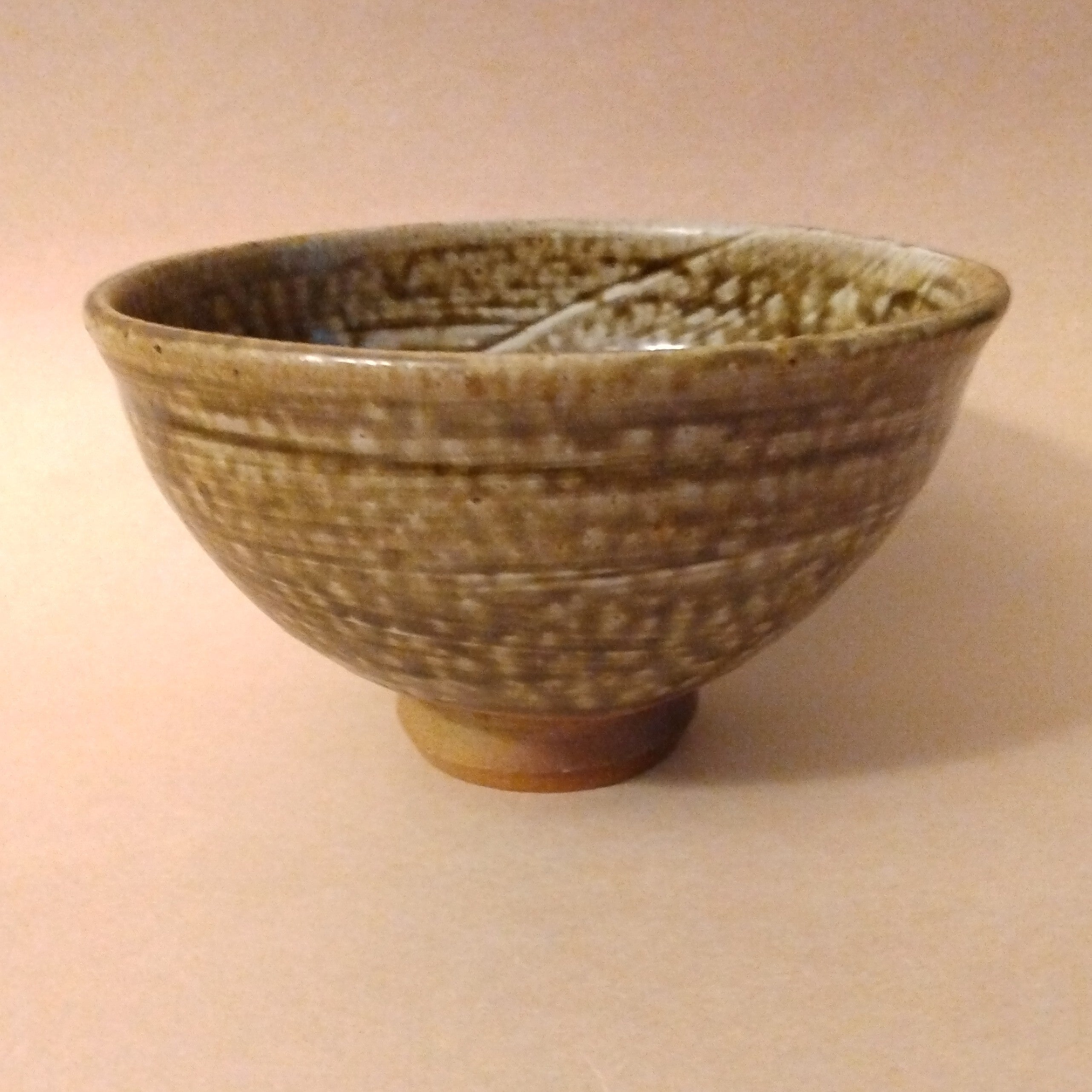 Wood-fired Tea Bowl by Lee Love; Minneapolis, MN. Fired at Mungyeong Chasabal Festival, South Korea, 2012
