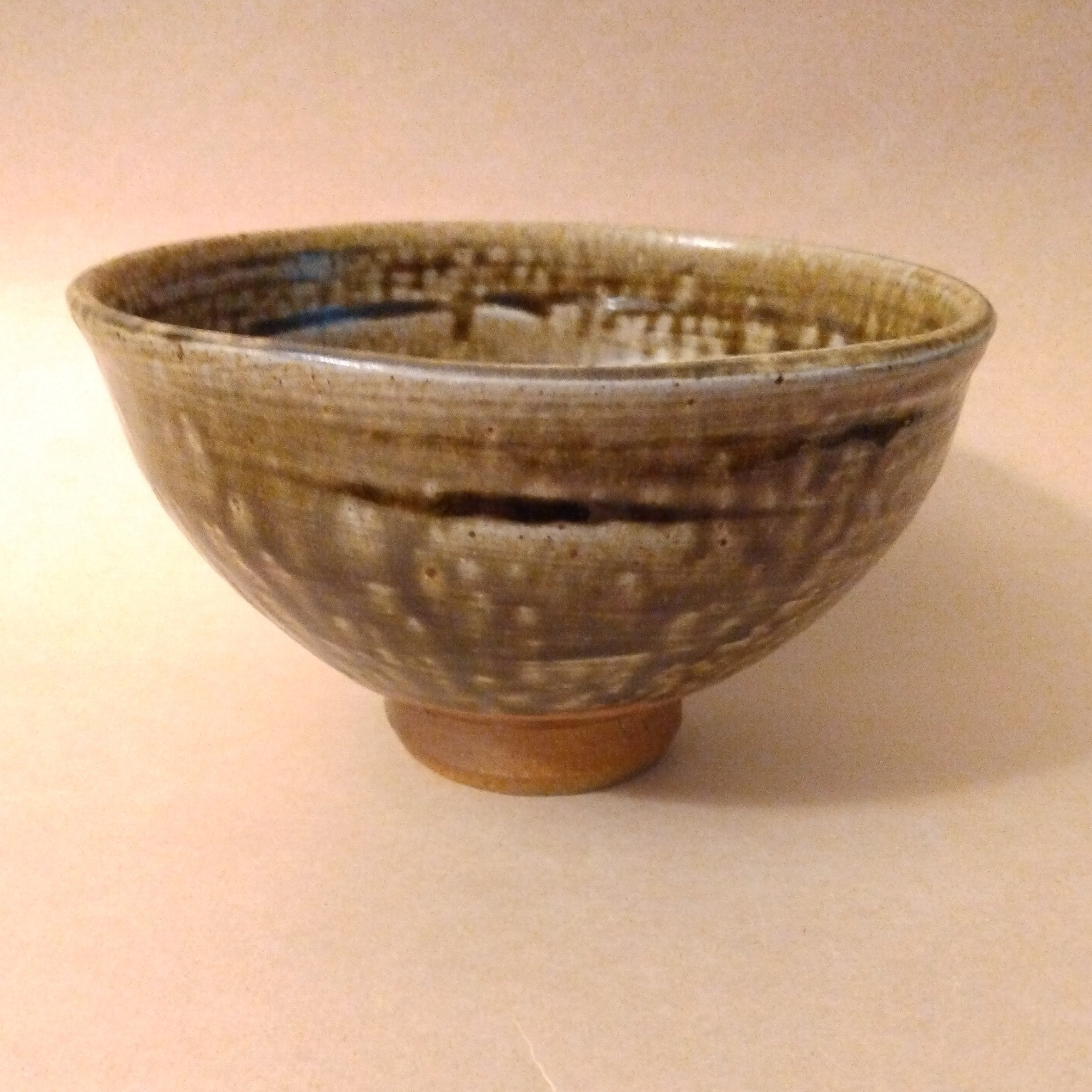 Wood-fired Tea Bowl by Lee Love; Minneapolis, MN. Fired at Mungyeong Chasabal Festival, South Korea, 2012