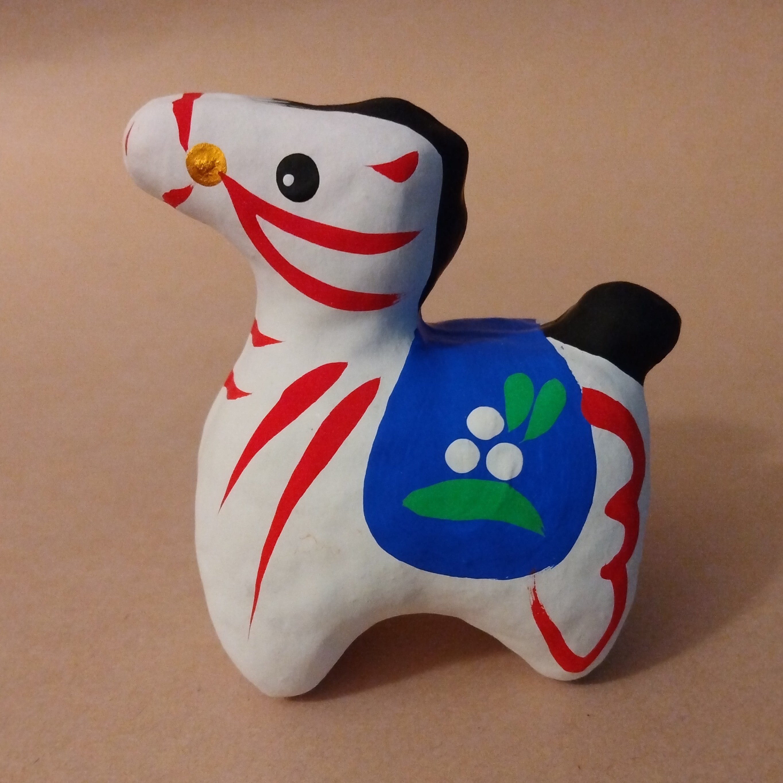 Miharu Hariko Papier-Mache Doll of Uma (Horse) for 2026 Asian Zodiac Year.