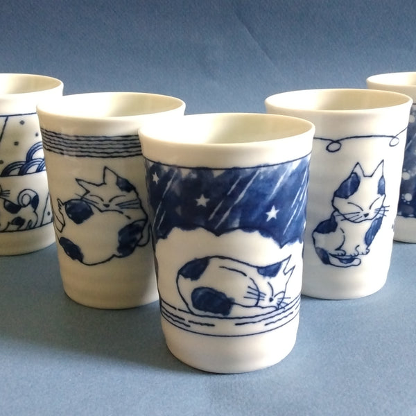 美品　ウノア　unoa Victorian cats Milk tea NekoCupsB_600x600_crop_center.