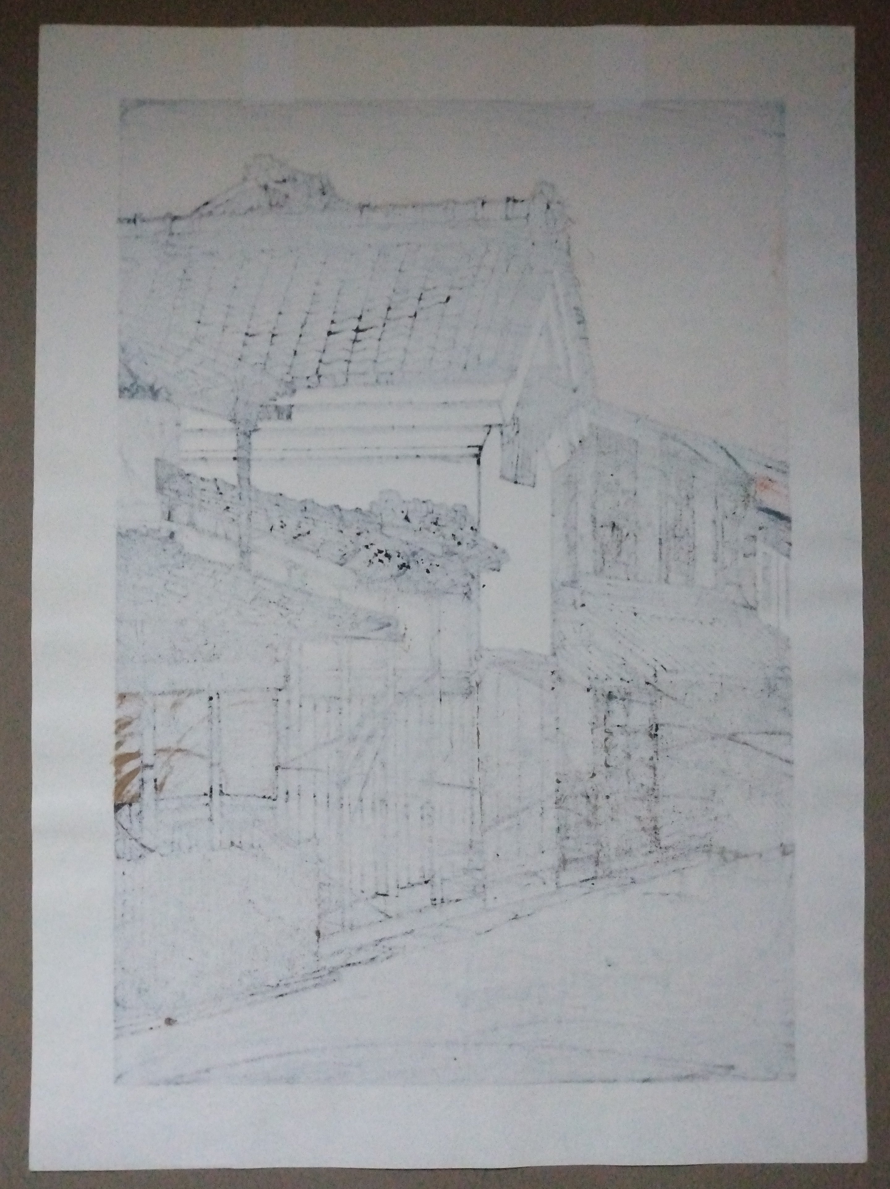 Woodblock Print by Katsuyuki Nishijima, 