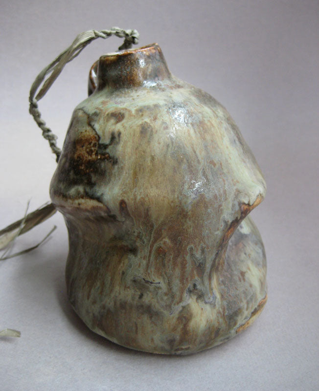 20% donated to Maui Wildfire Relief - Hanging Vase, Kakehanaire, with pinched body, by Sachiko Furuya