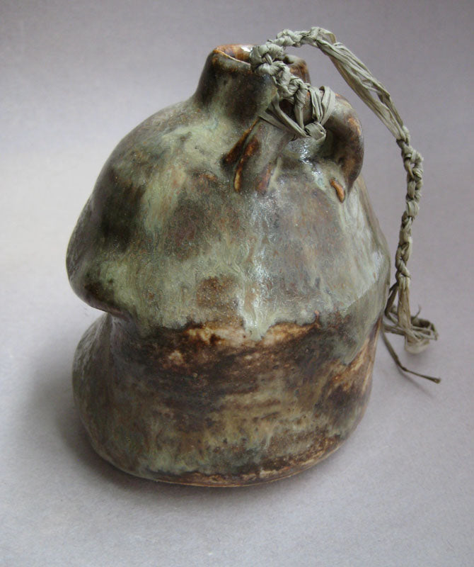 20% donated to Maui Wildfire Relief - Hanging Vase, Kakehanaire, with pinched body, by Sachiko Furuya