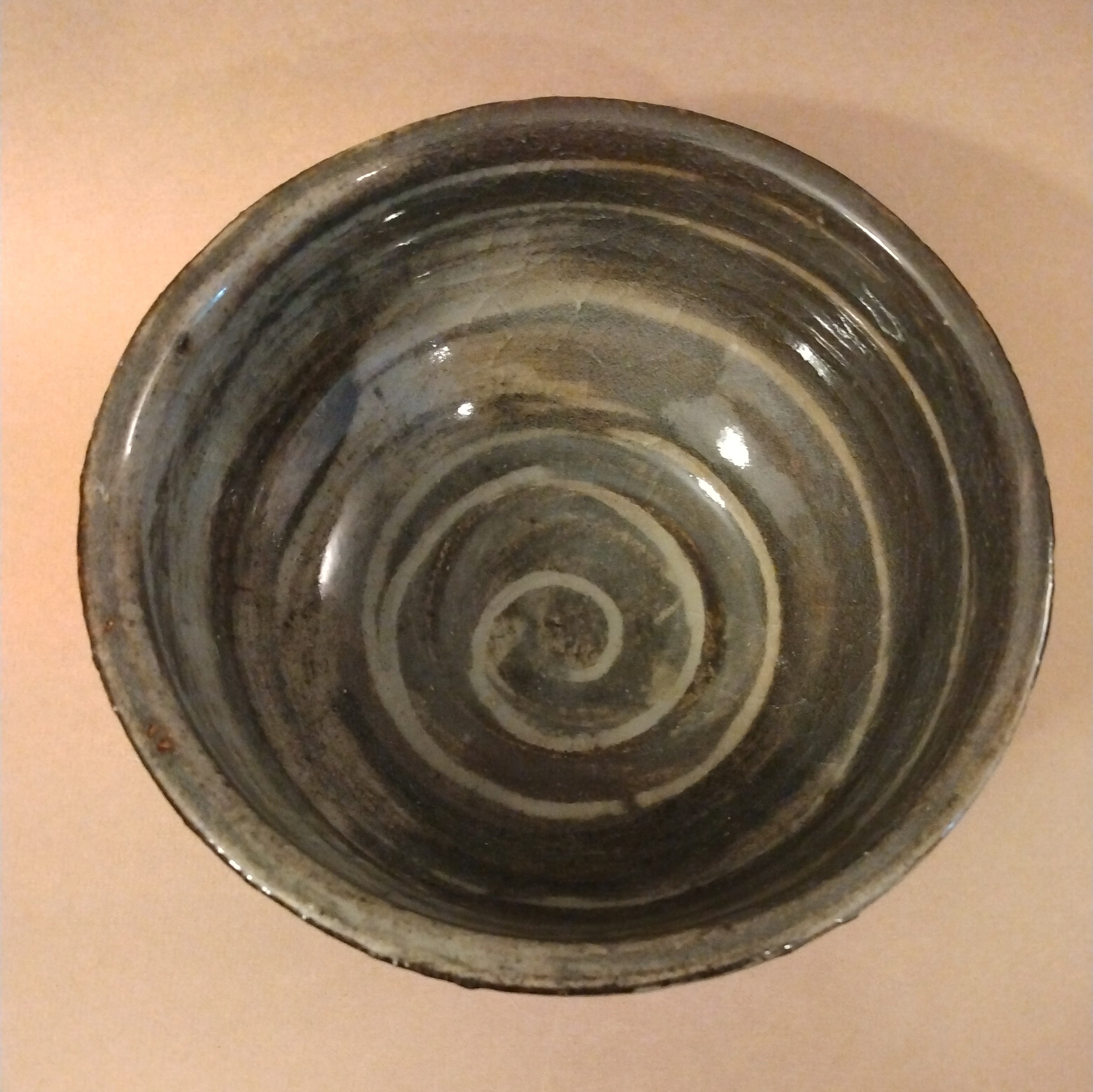20% donated to Maui Wildfire Relief - Olive Green Glazed Bowl by Sachiko Furuya