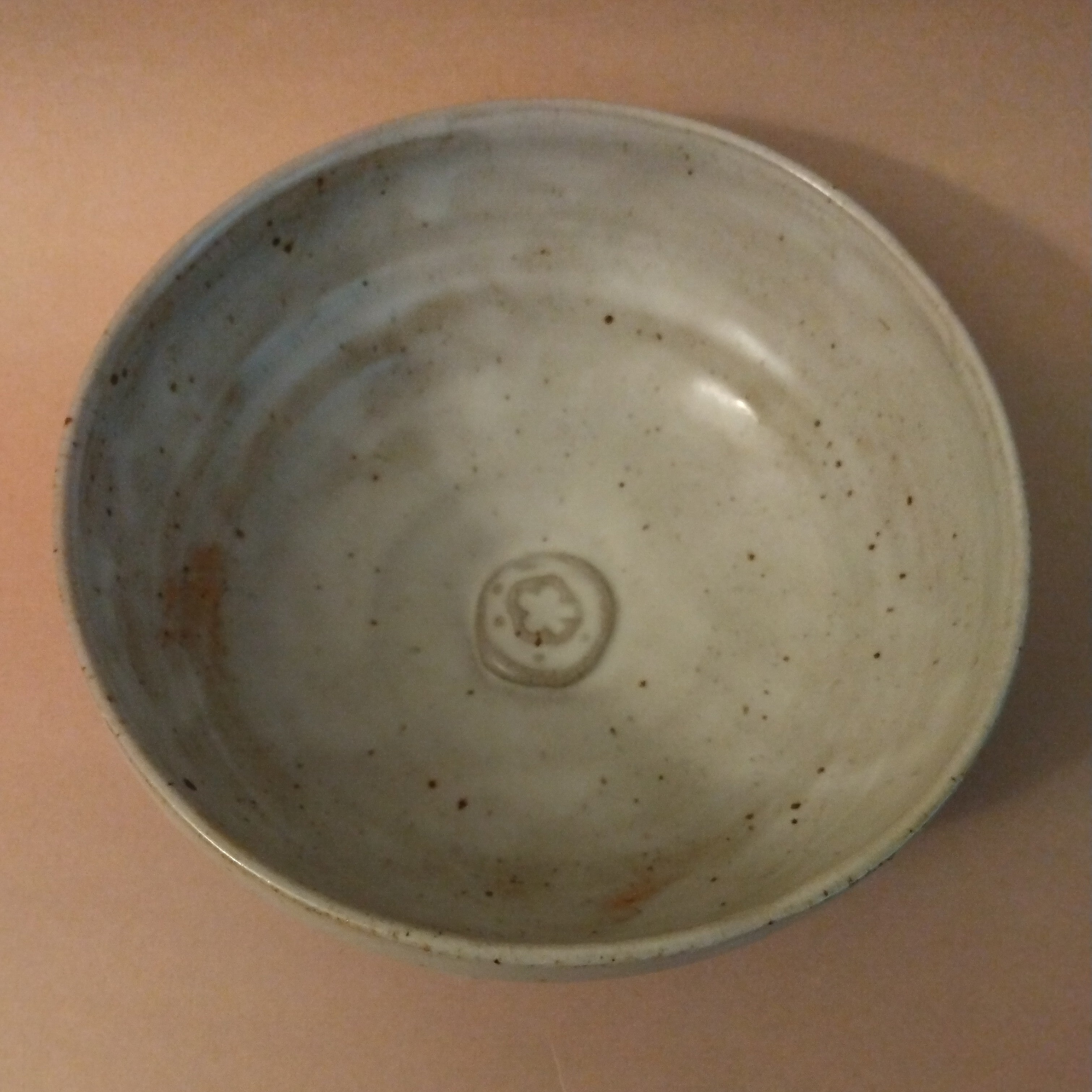 20% donated to Maui Wildfire Relief - White Shino glazed Bowl by Sachiko Furuya