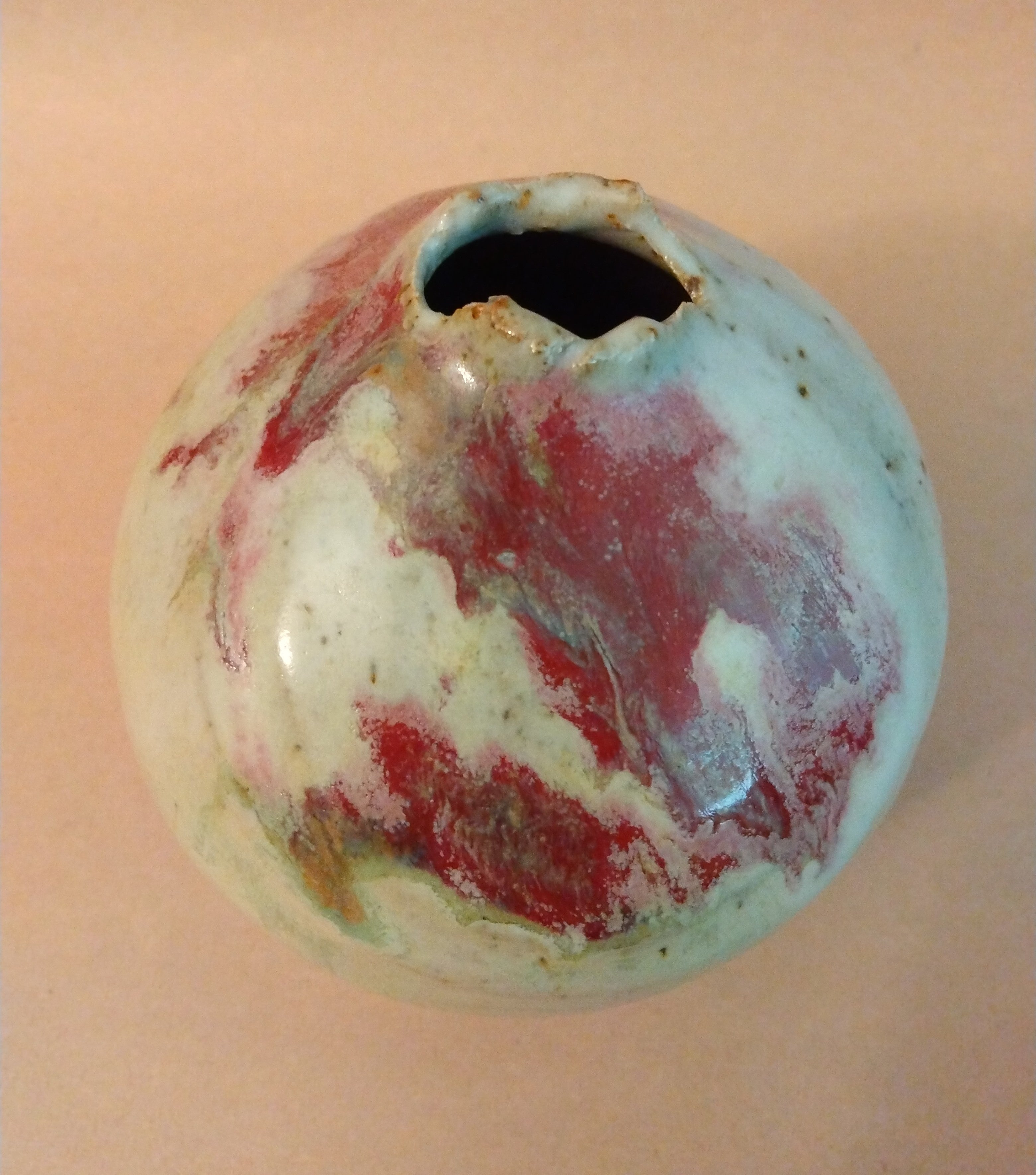 20% donated to Maui Wildfire Relief - Vase with Torn Opening by Sachiko Furuya
