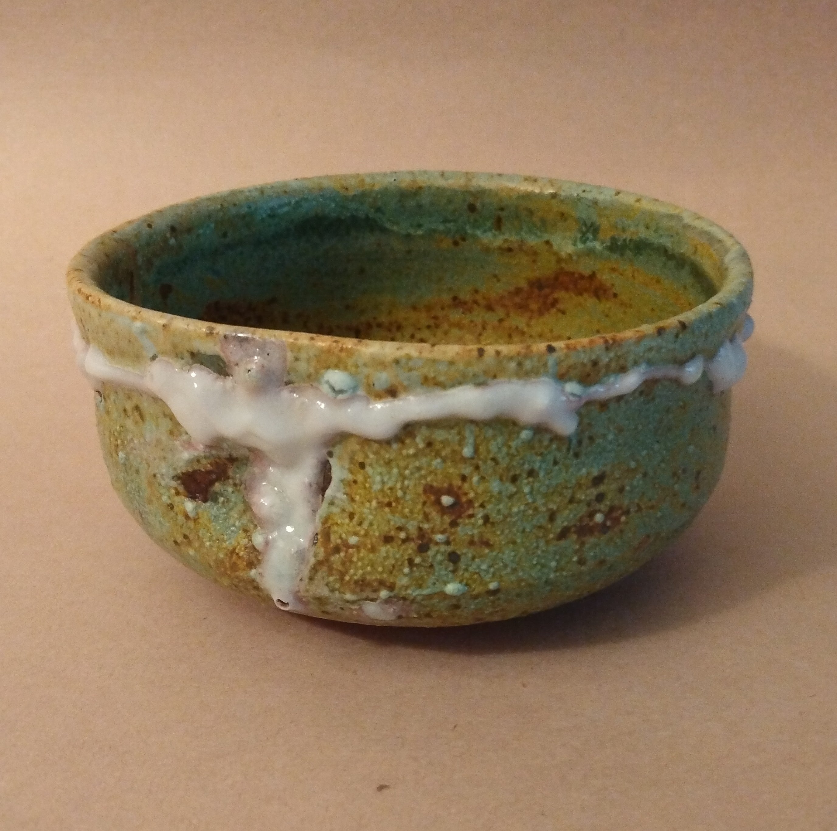 Badarai (Horse-washing basin shape) Matcha Chawan, Tea Bowl, by Sachiko Furuya
