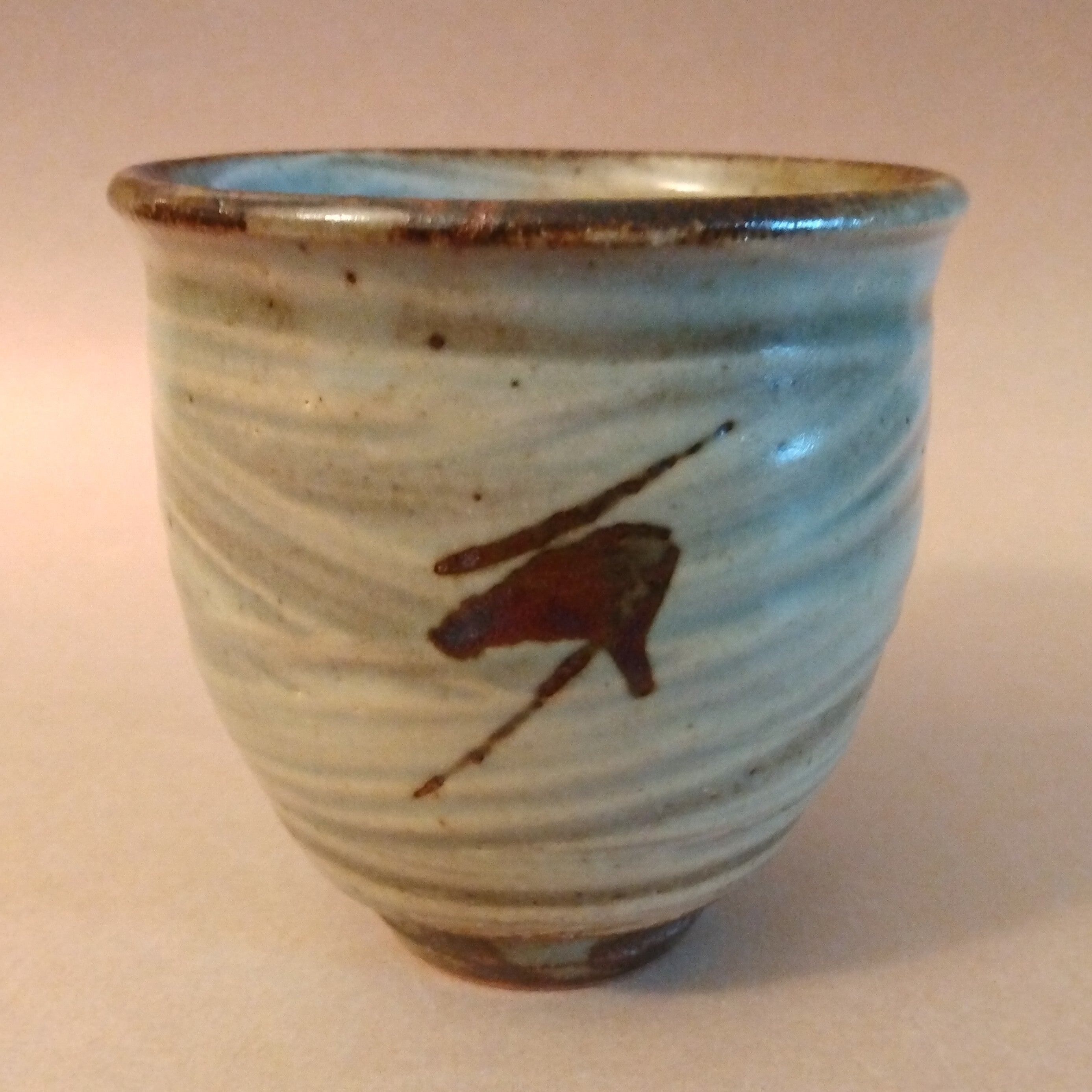 Yunomi, Tea Cup, by Shimaoka Tatsuzo, Mashiko, ca. 1980