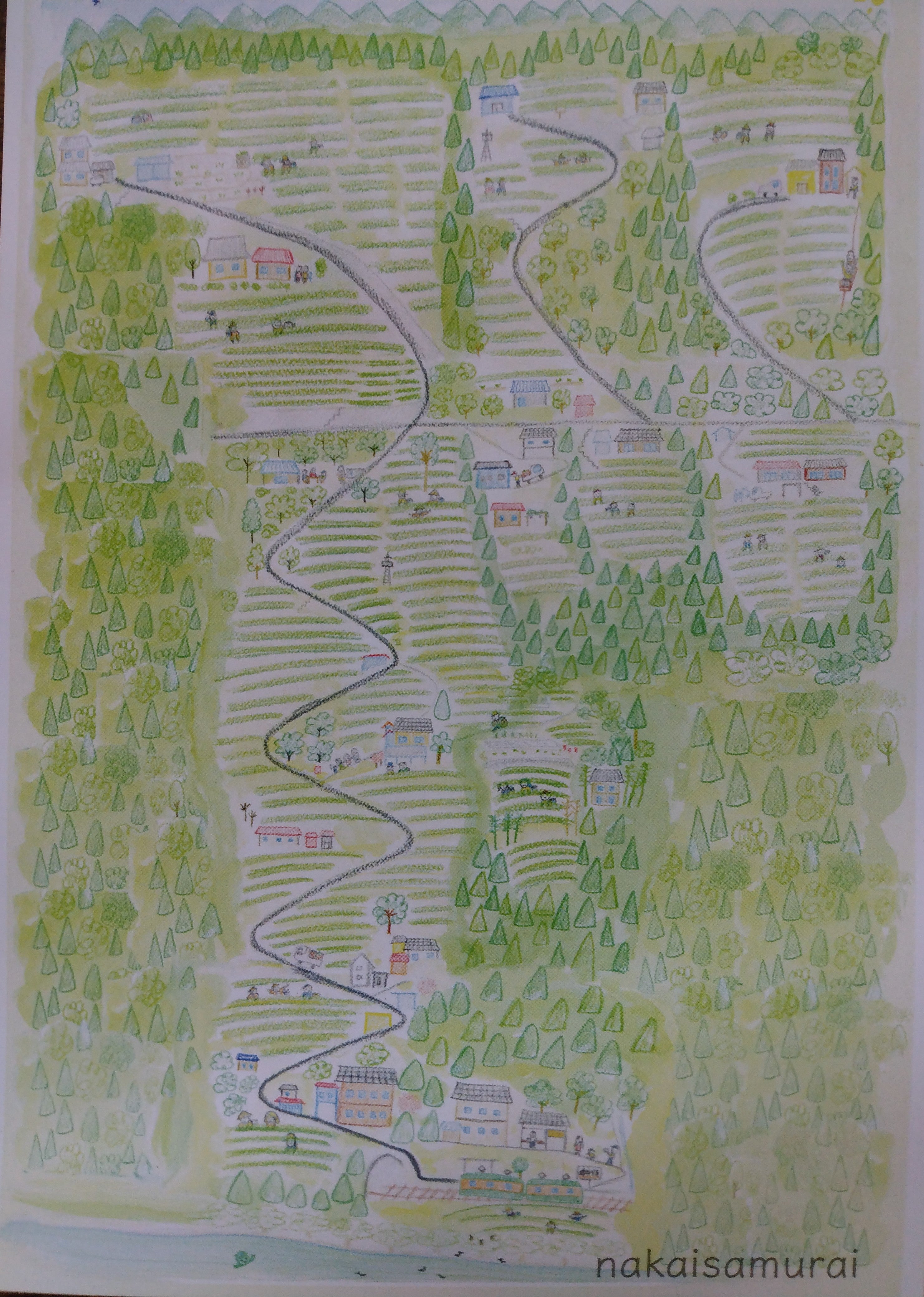 TENRYU-MURA MAP BY YUKA NAITO 