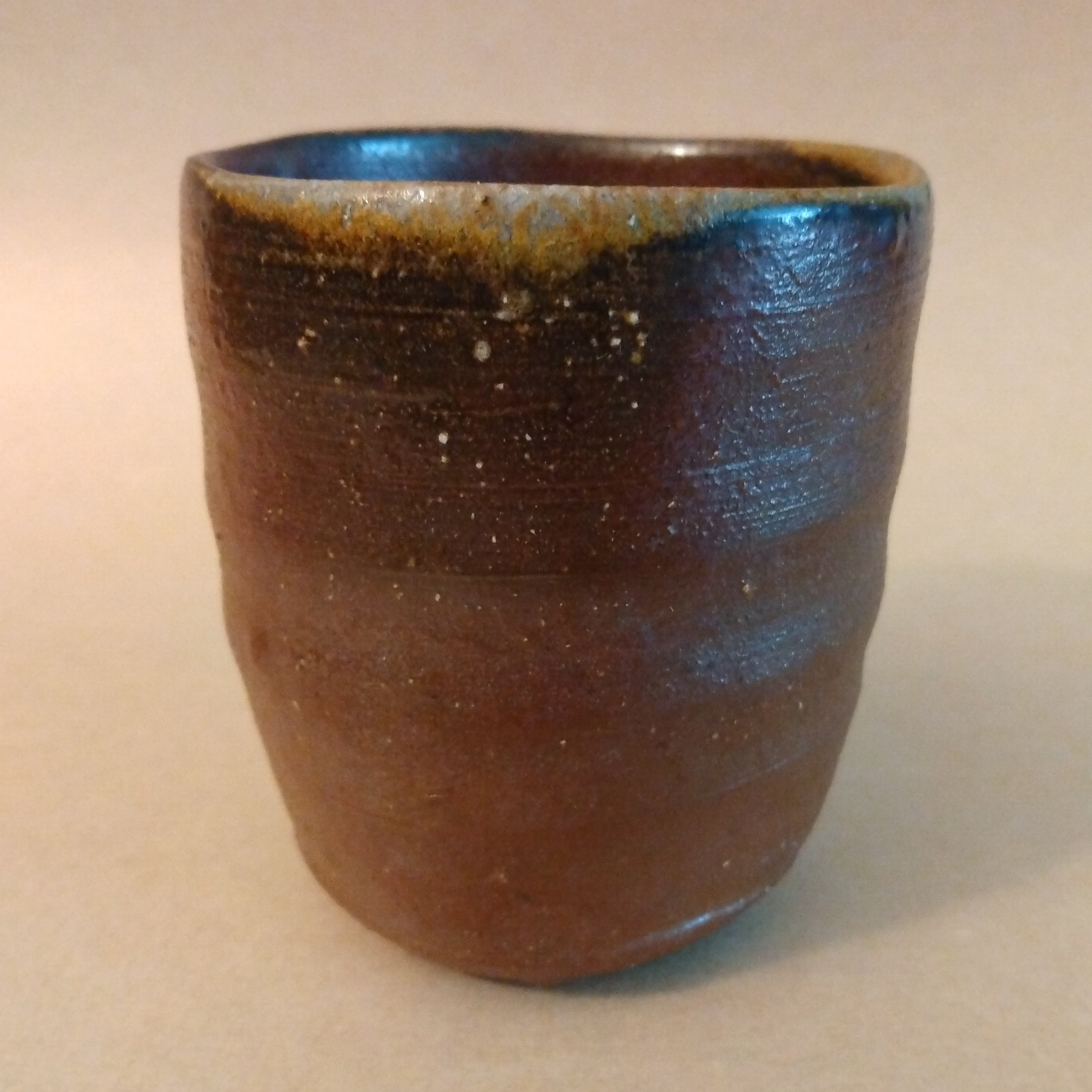 Bizen-yaki Yunomi (Tea Cup), attributed to Matsui Tomoyuki; Thiel Collection