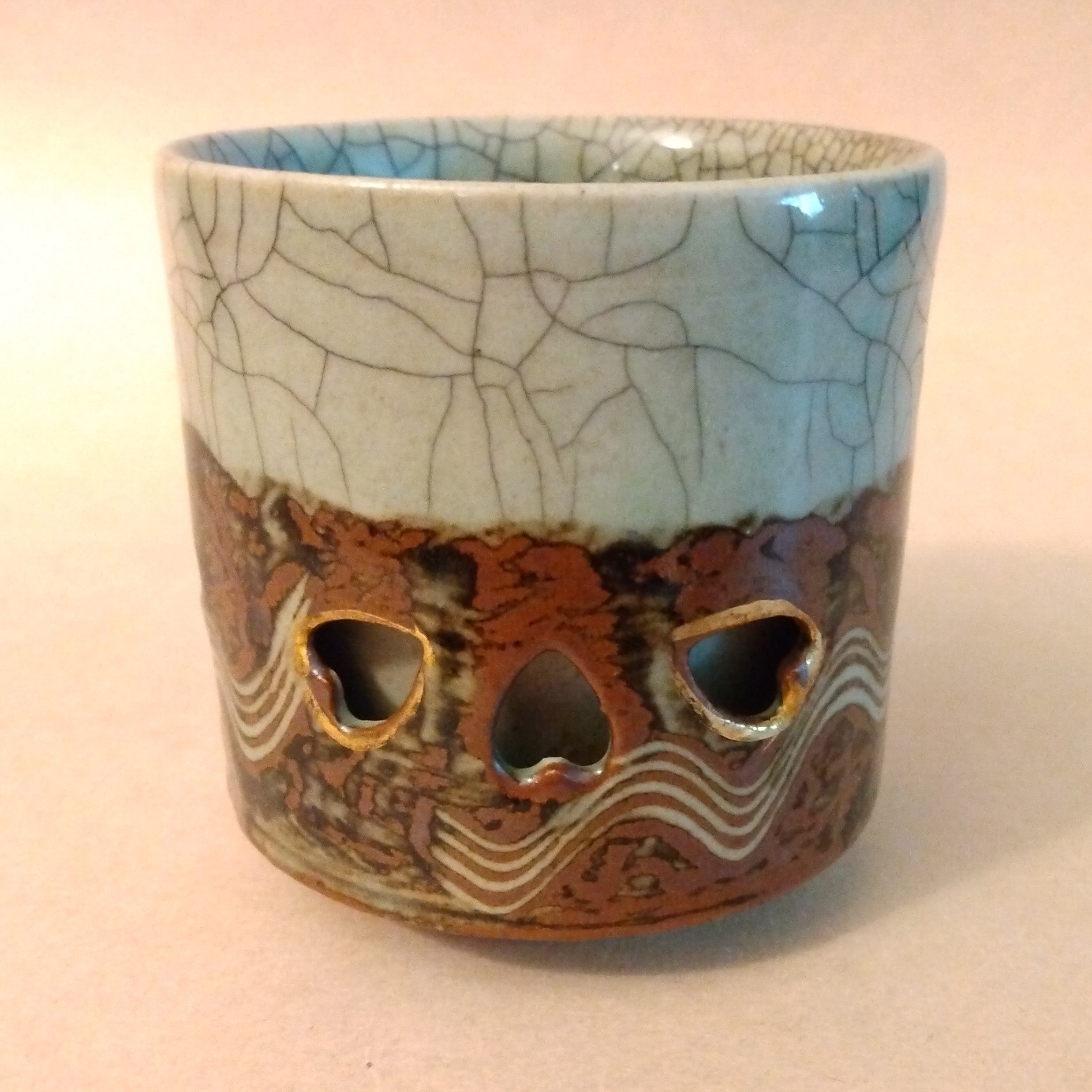 Obori-Soma-yaki Yunomi (Tea Cup), Vintage; Thiel Collection