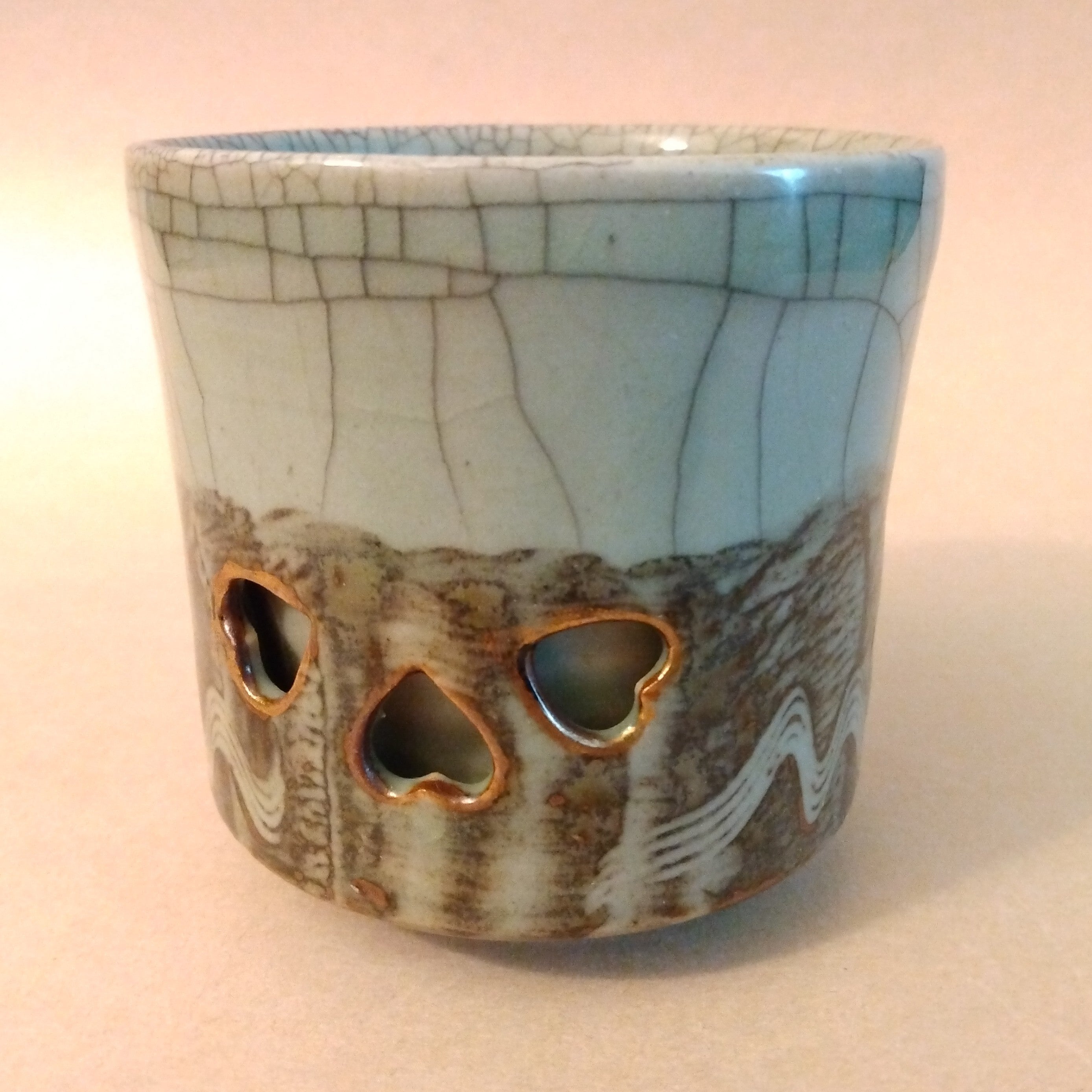 Obori-Soma-yaki Yunomi (Tea Cup), Vintage; Thiel Collection