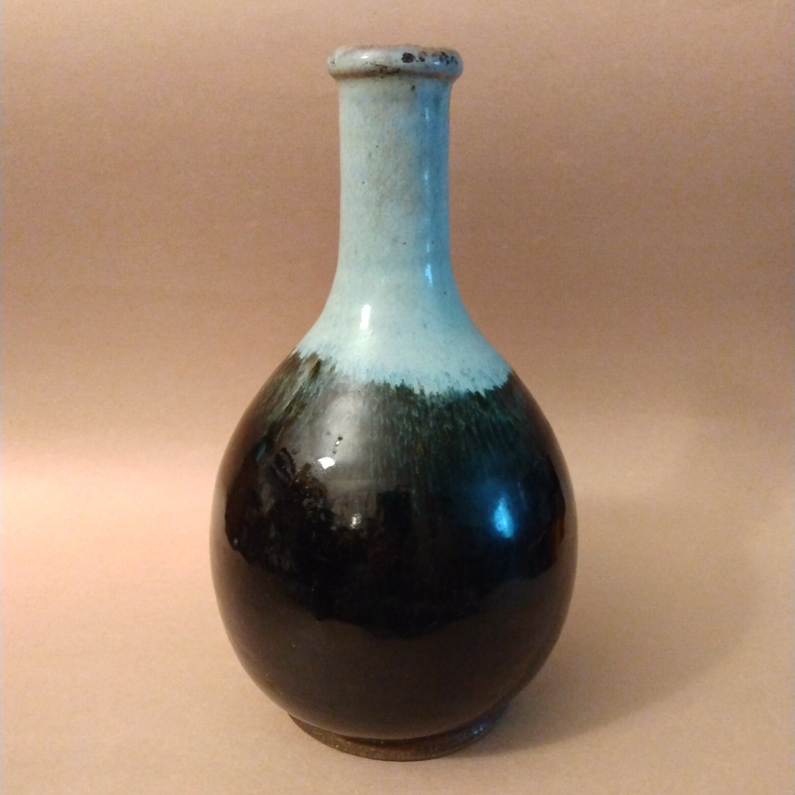 Antique Aokubi Tokkuri (Sake Decanter); Thiel Collection
