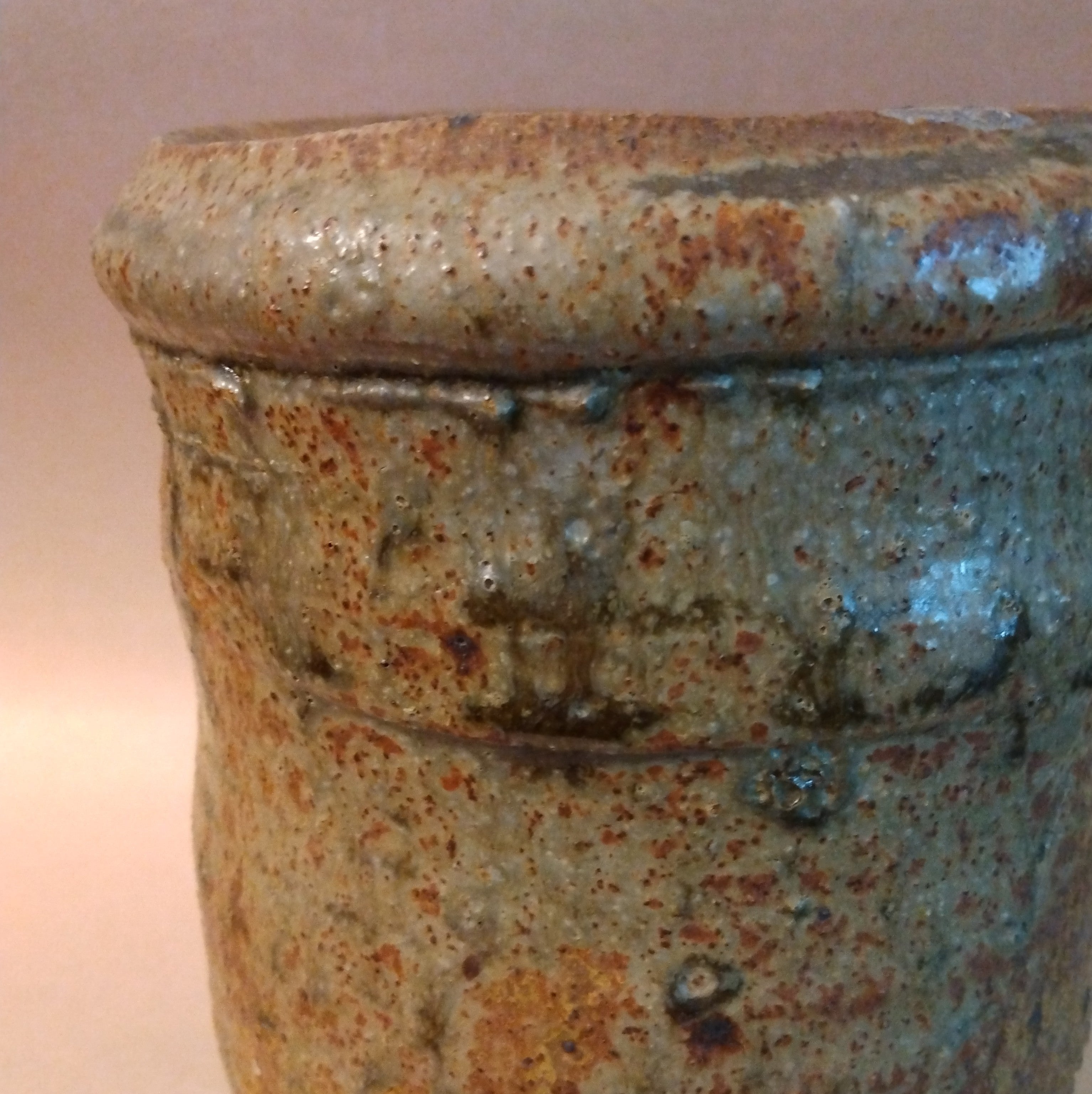 Iga-inspired Vase, Vintage Pacific NW pottery, unknown maker; Thiel Collection