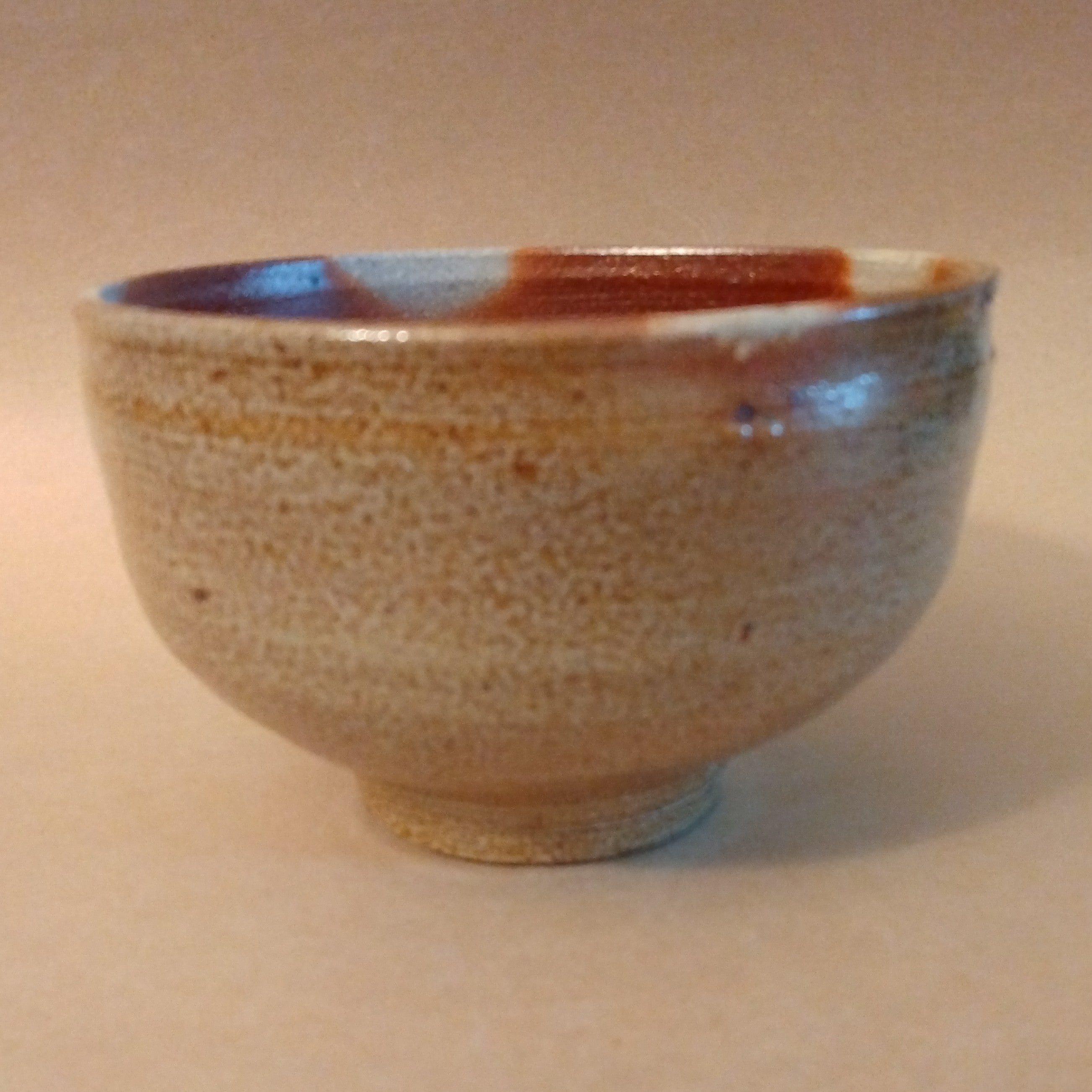 Wood-fired Matcha Chawan (Tea Bowl), by Rick Mahaffey; Thiel Collection