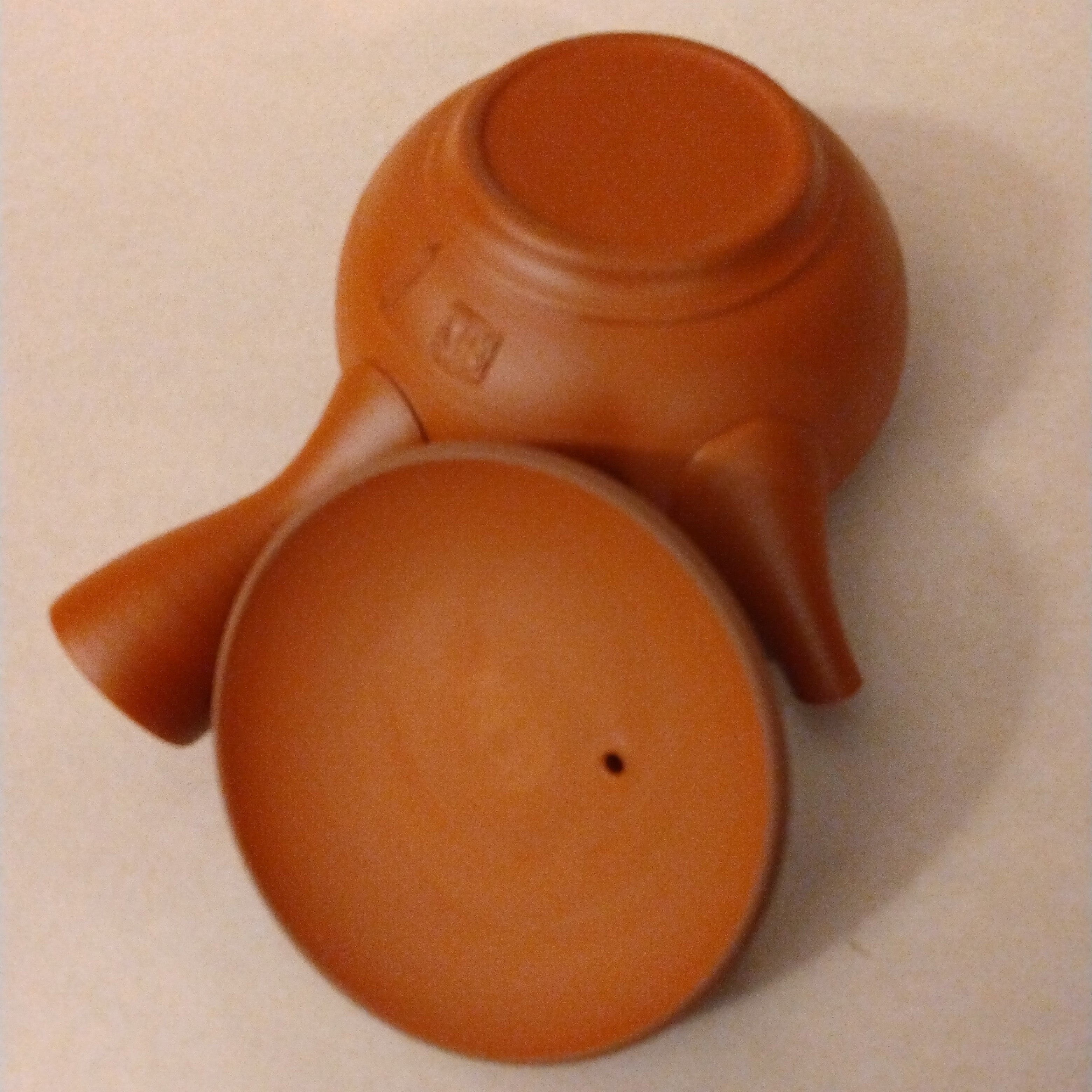 Shudei (Red Clay) Tokoname Kyusu from Gyokuryuu Kiln, Umehara Jiro, 260cc / 8.8oz