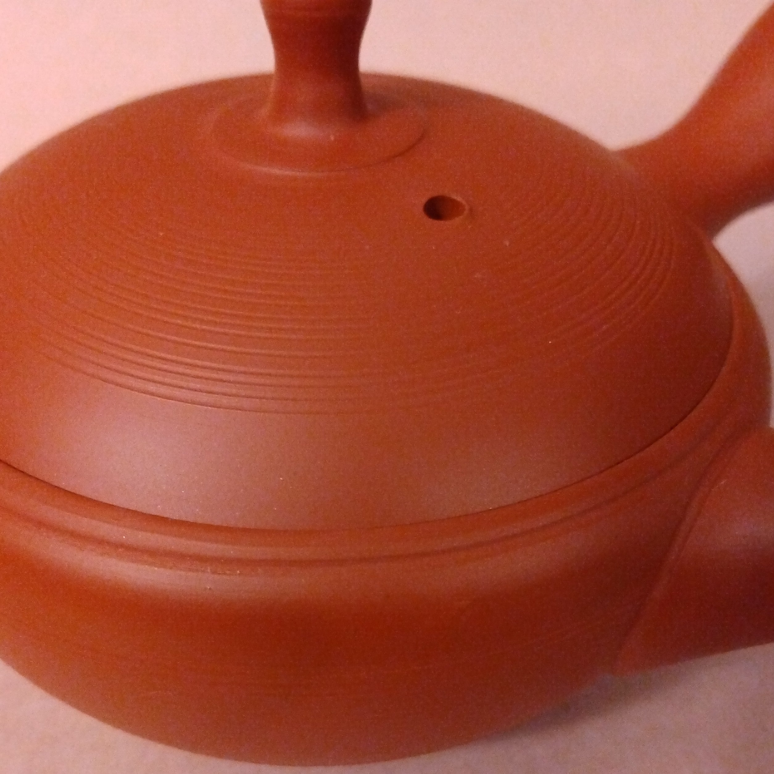 Shudei (Red Clay) Tokoname Kyusu from Gyokuryuu Kiln, Umehara Jiro, 260cc / 8.8oz
