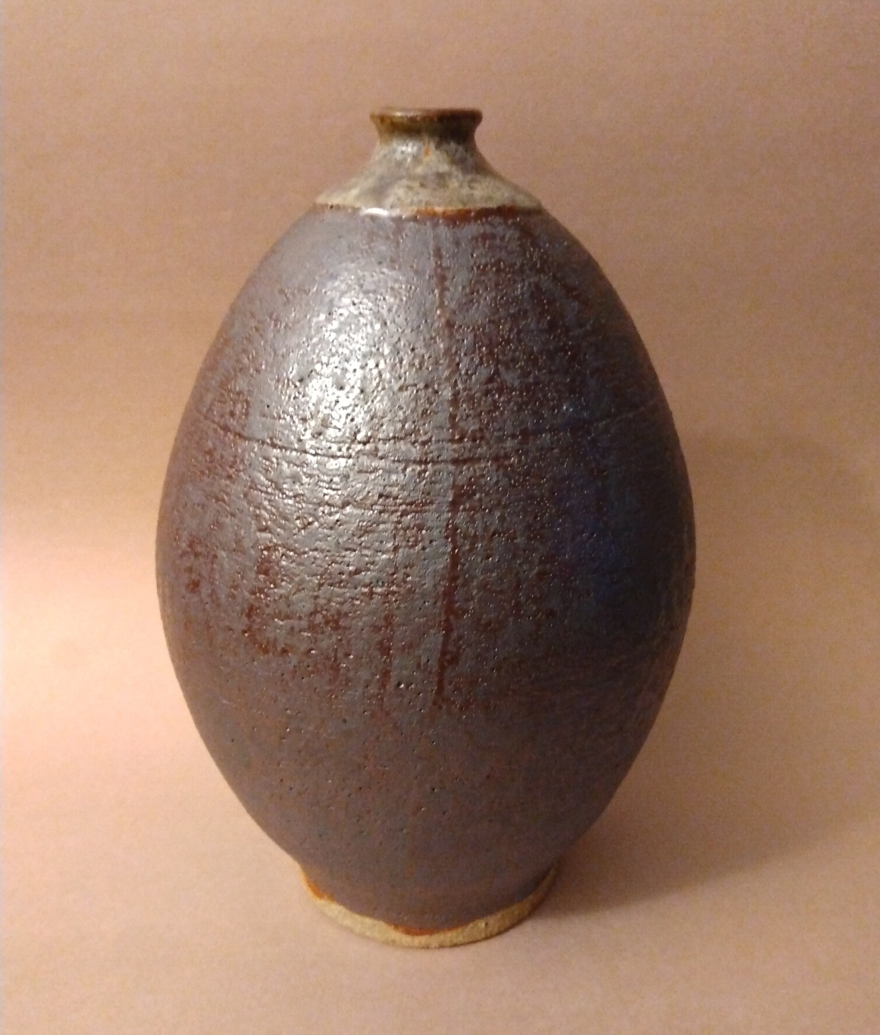20% to Wajima Earthquake Relief - Wood-fired Vase, by Tim Lynch