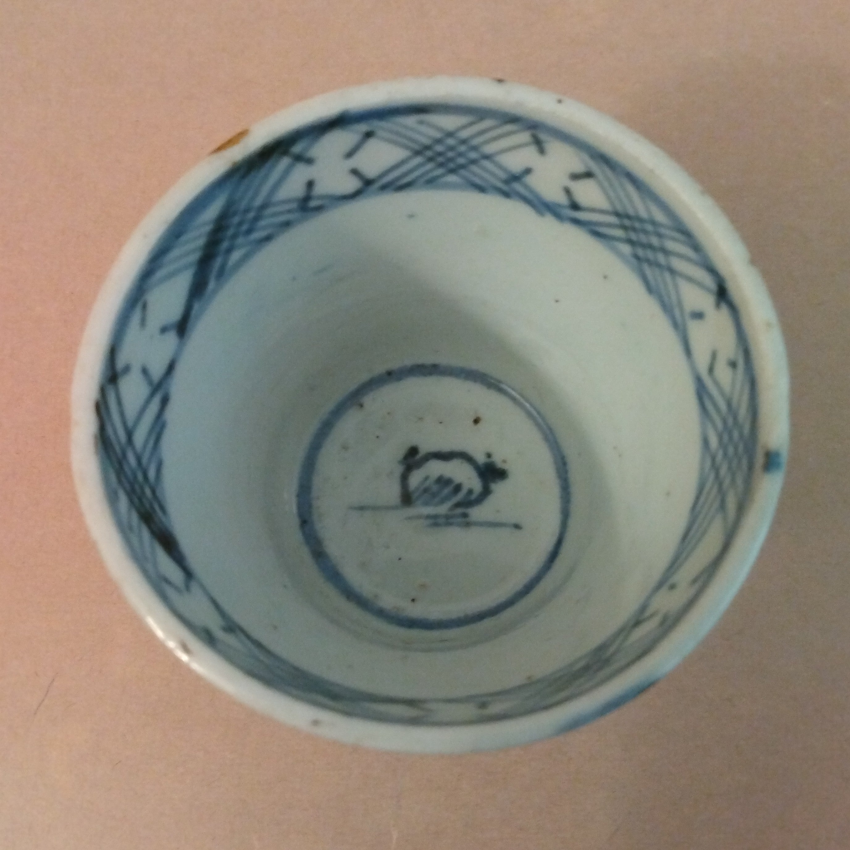 Imari Ware Soba Choko (Soba Noodle Dipping Cup) from the Mid-Late Edo Period (1600-1868)