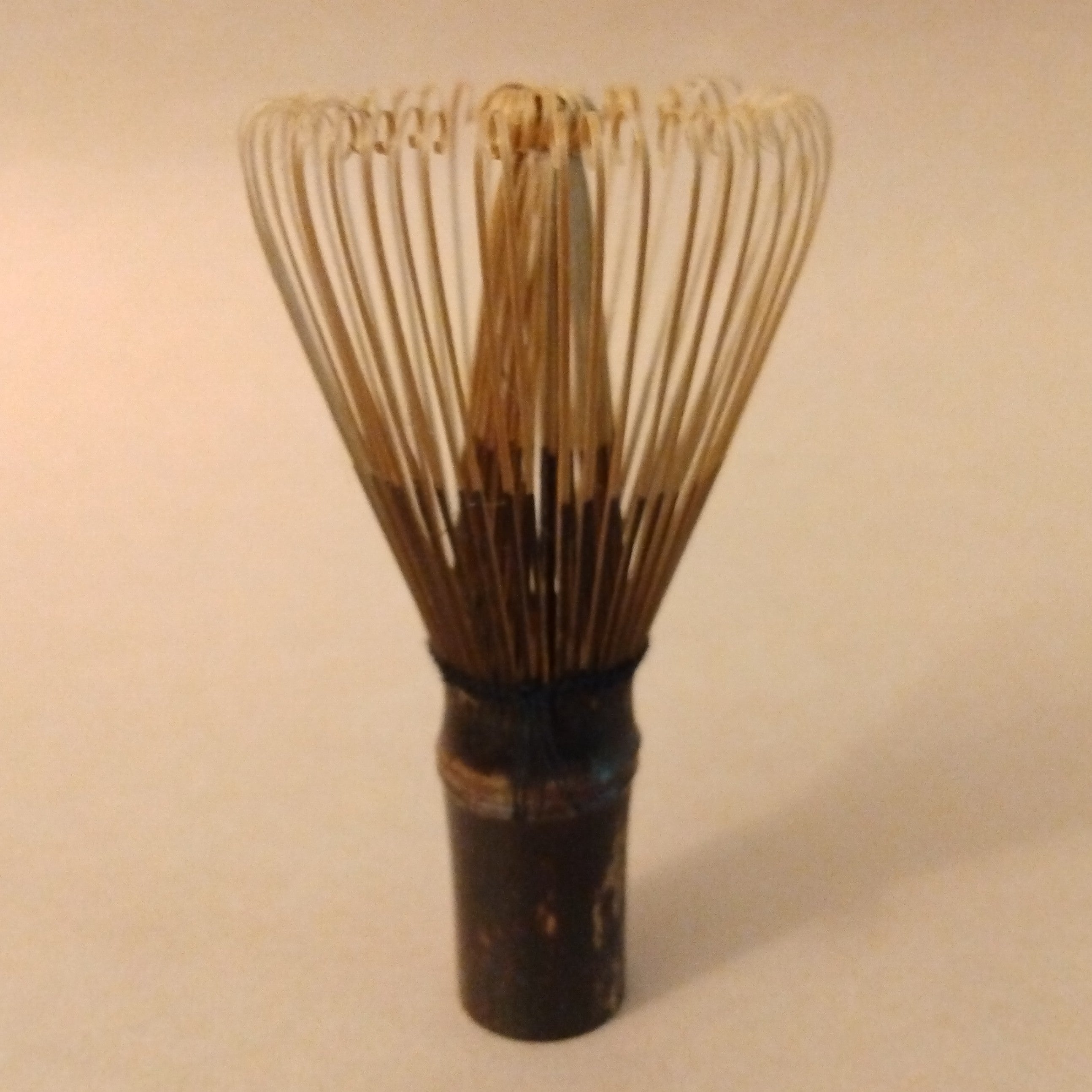 Kurodake Matcha Chasen, Black Bamboo Tea Whisk, 58 tines (Araho). Japanese-made.